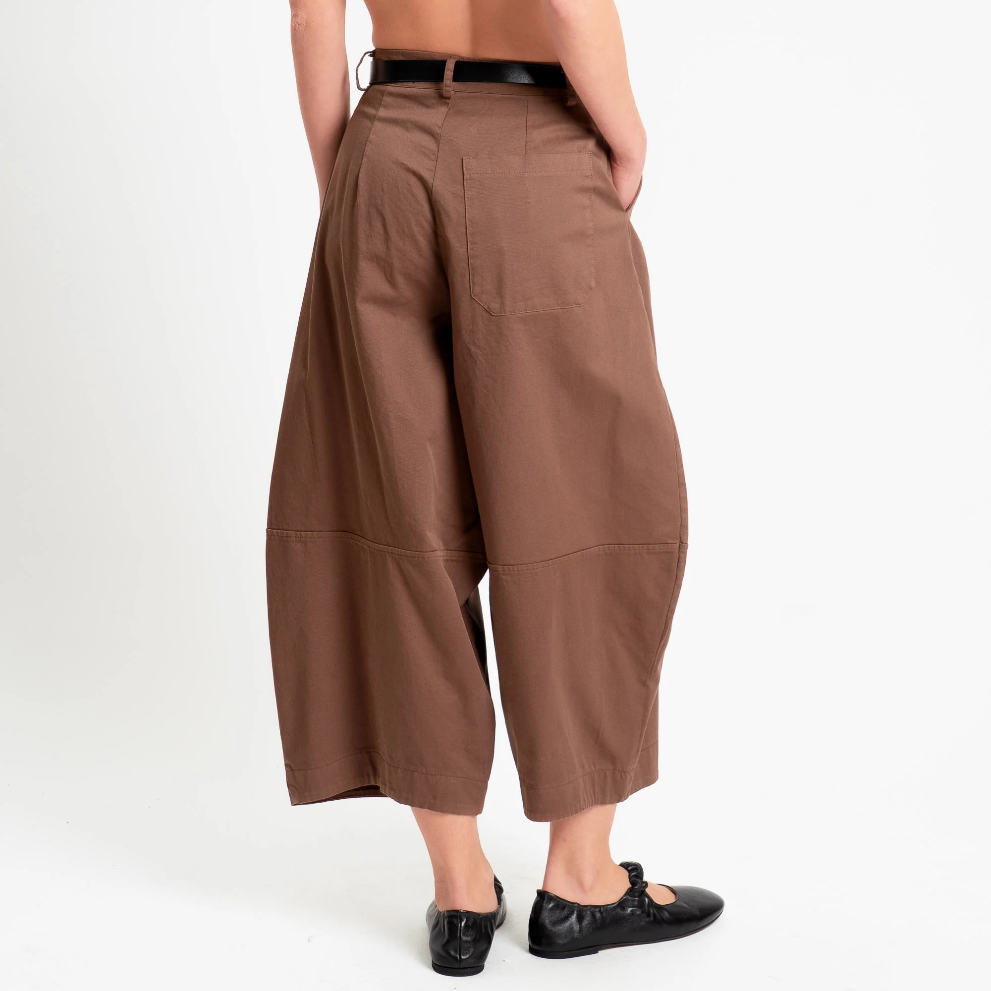 Dixie-Pantalone baggy barrel - moka - Image 3