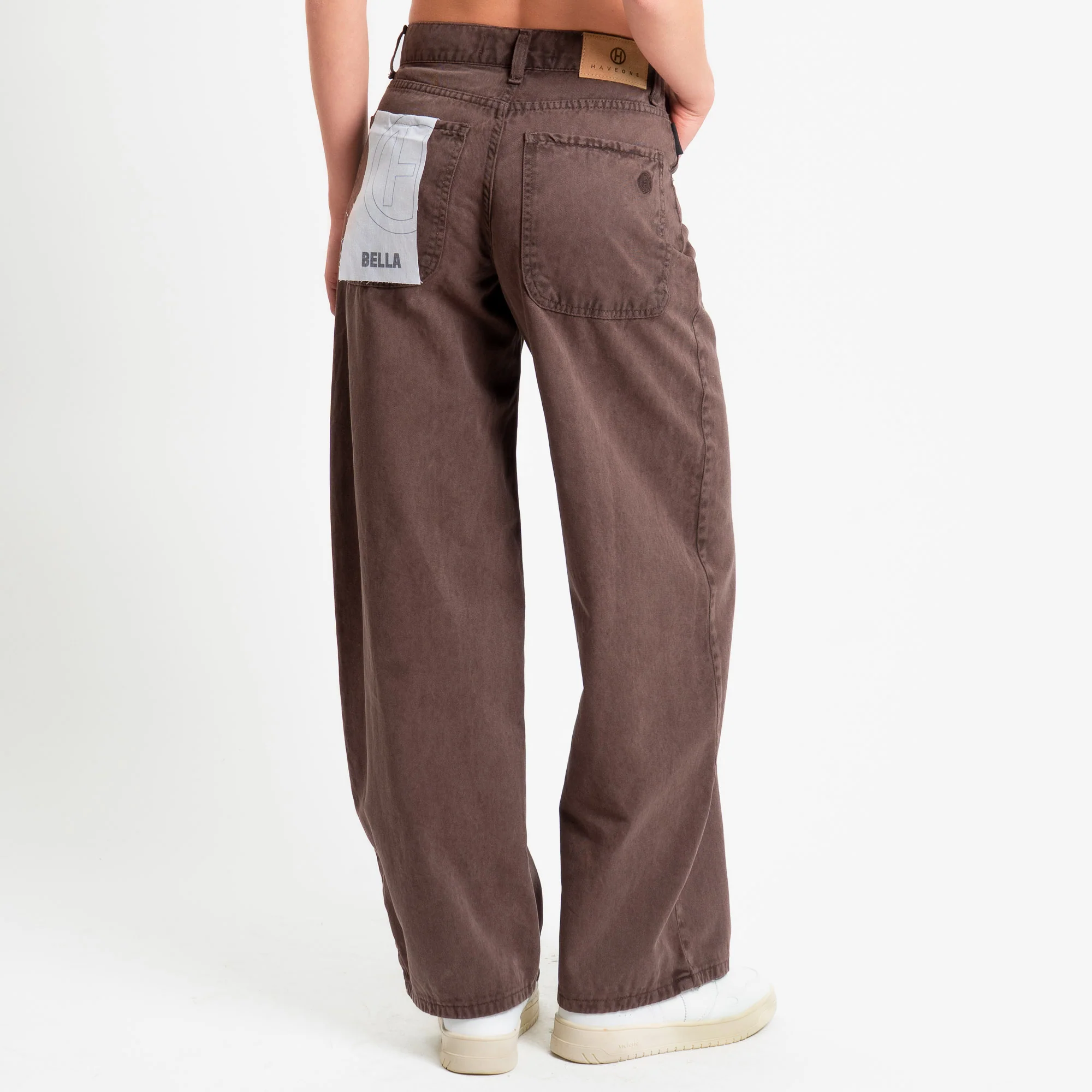 Haveone-Jeans BELLA wide leg acid wash - moro - Image 3
