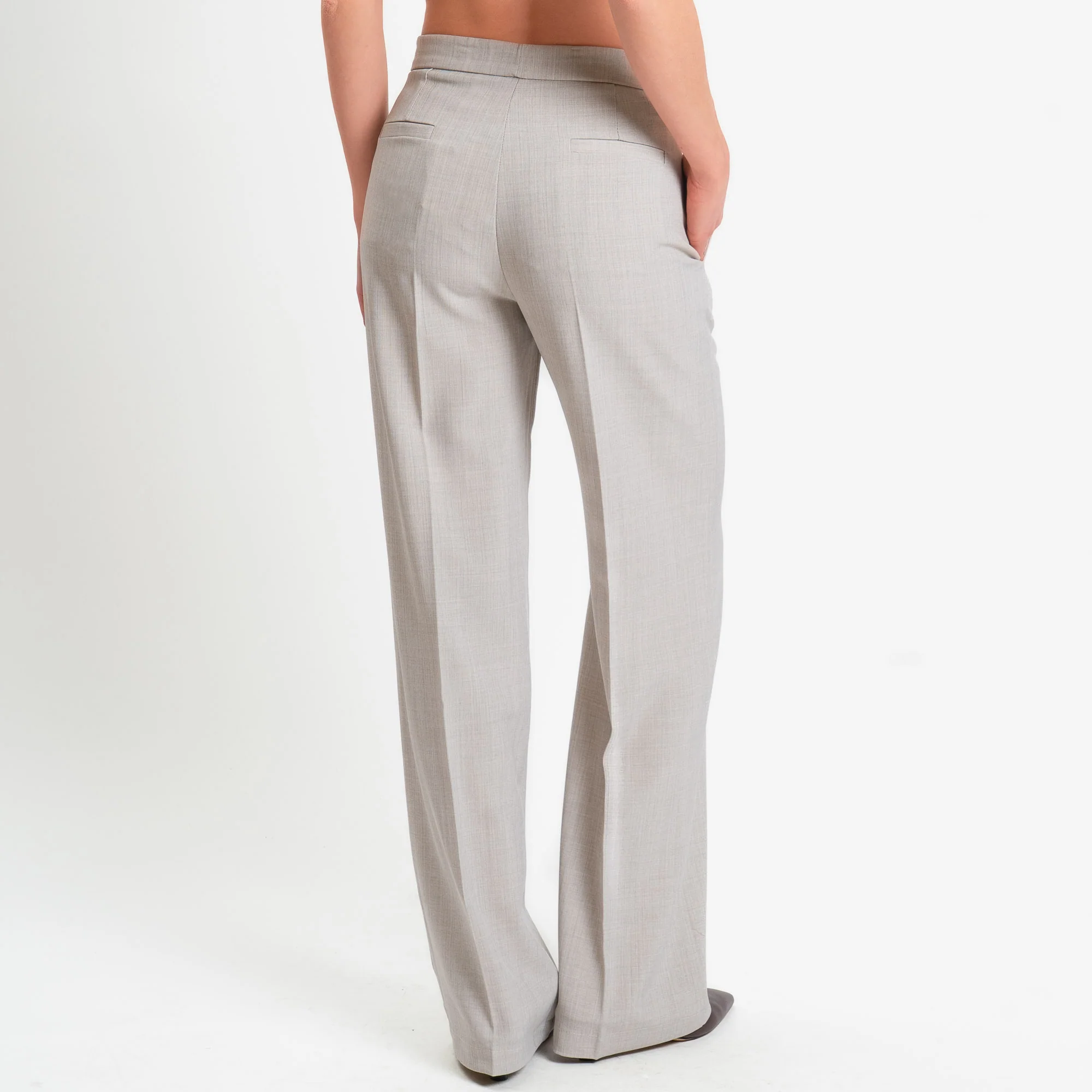 Vicolo-Pantalone straight fit - sand melange - Image 4