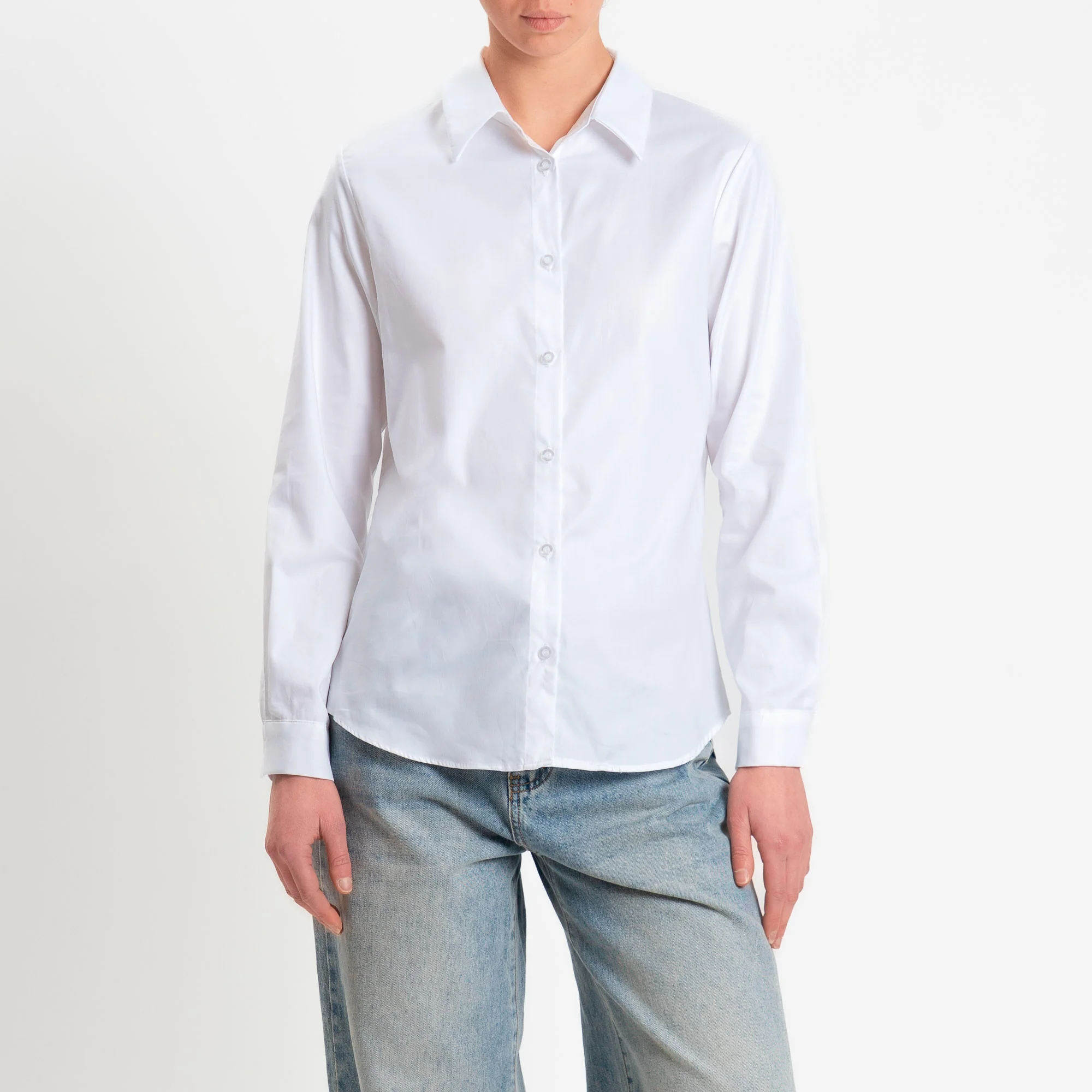 Zeroassoluto-Camicia CATY oxford 100% cotone - bianco - Image 2