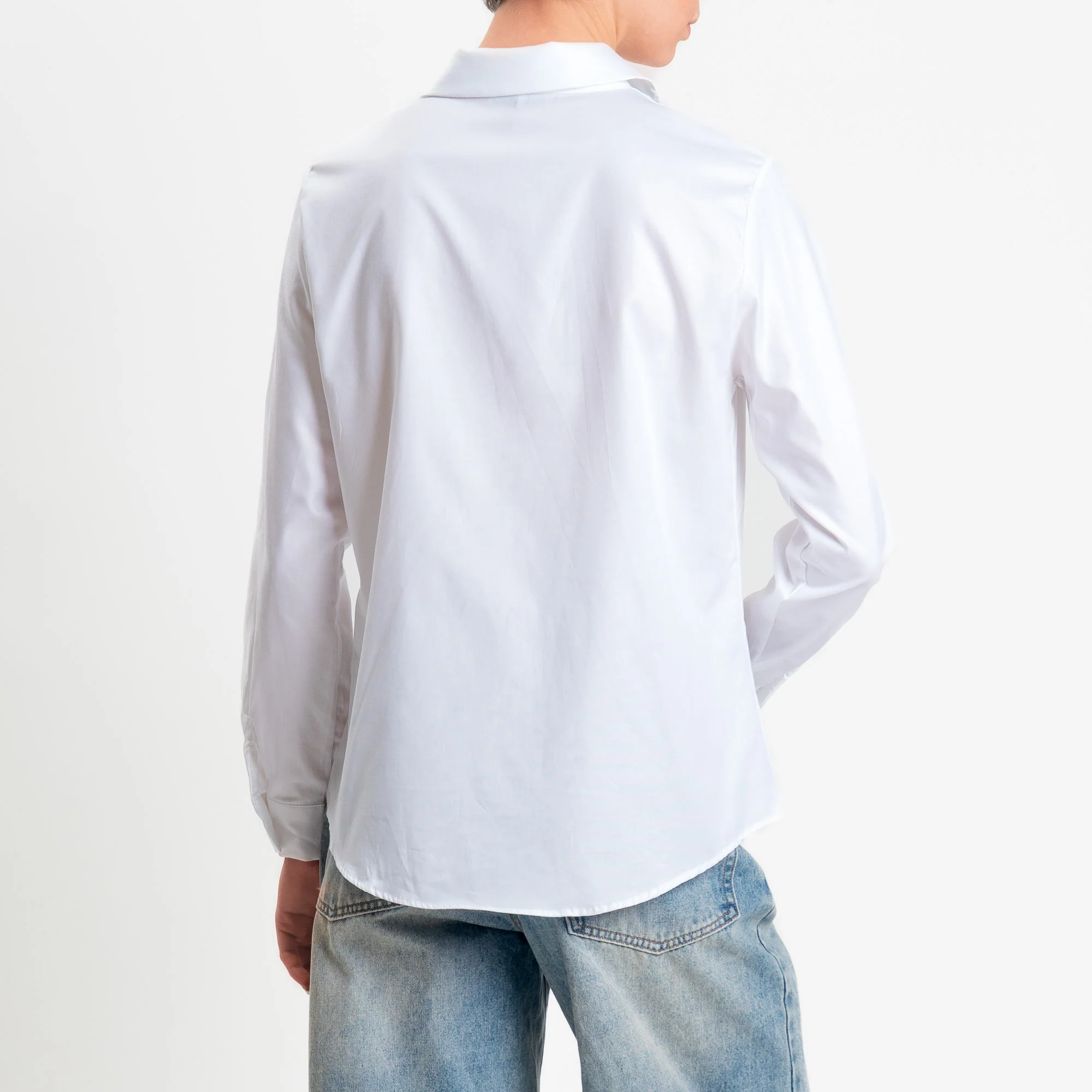 Zeroassoluto-Camicia CATY oxford 100% cotone - bianco - Image 3