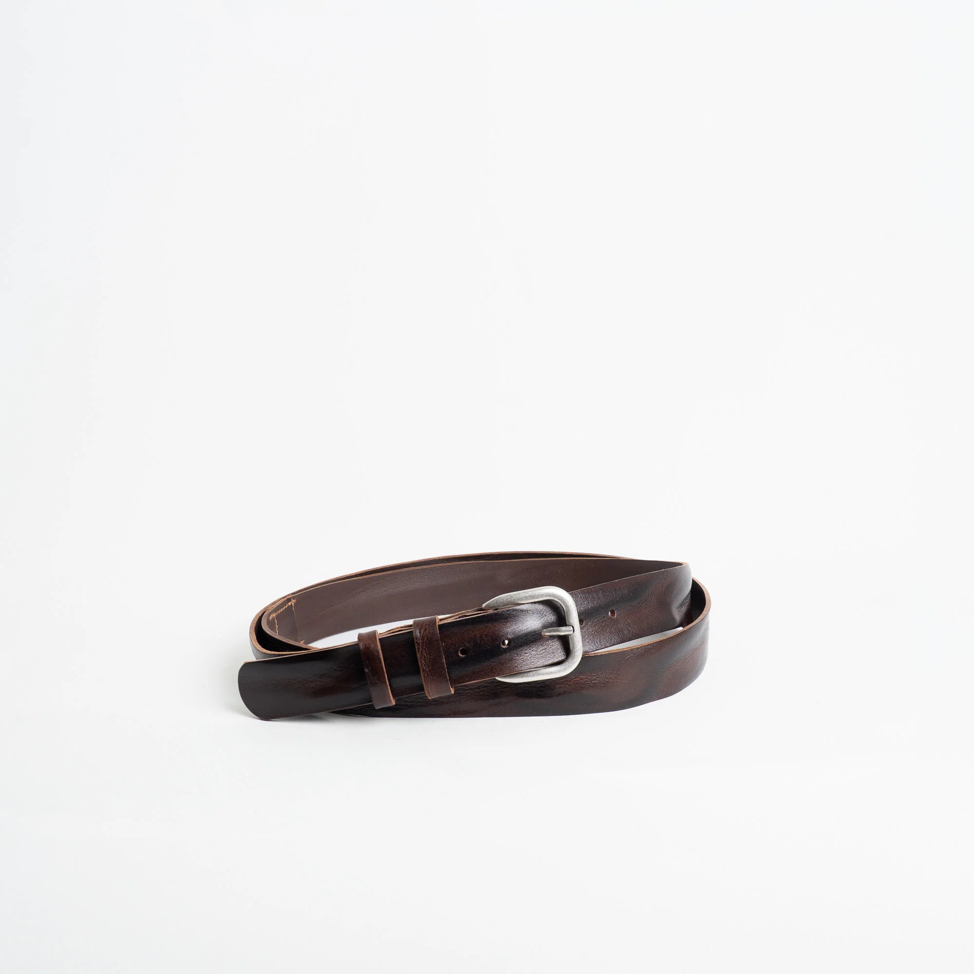 Zeroassoluto-Cintura doppio giro TOP GRADE LEATHER - moro