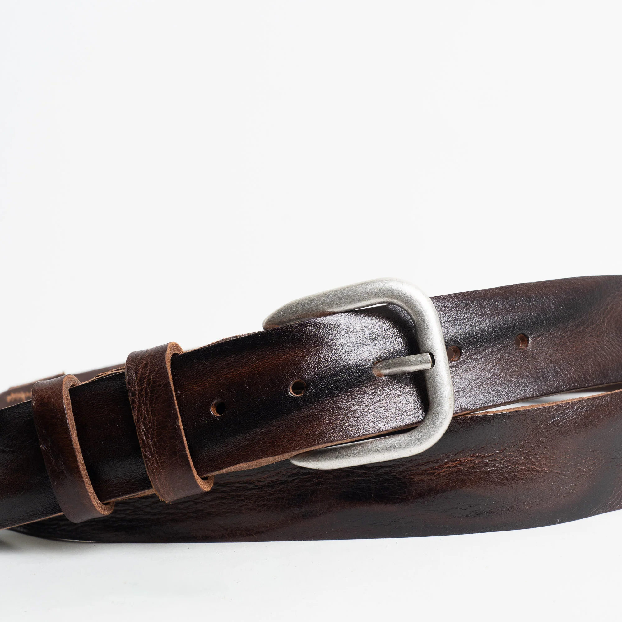 Zeroassoluto-Cintura doppio giro TOP GRADE LEATHER - moro - Image 2