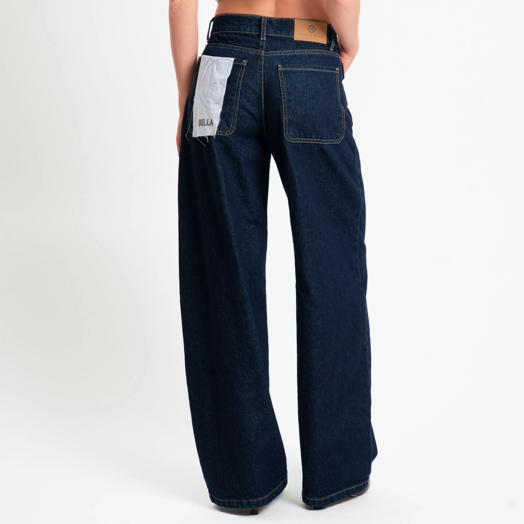 Haveone-Jeans BELLA wide leg fit - denim blu - Image 3