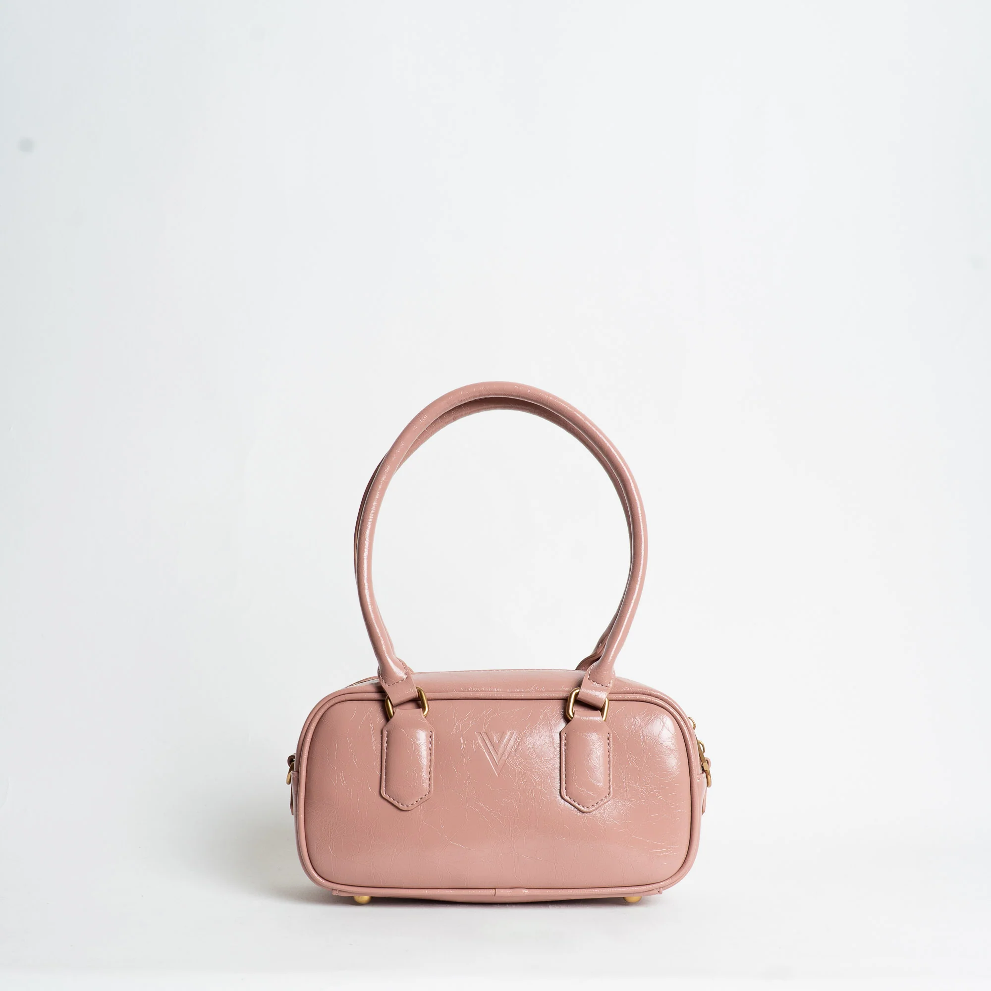 Vicolo-Borsa a mano mini bauletto - cipria