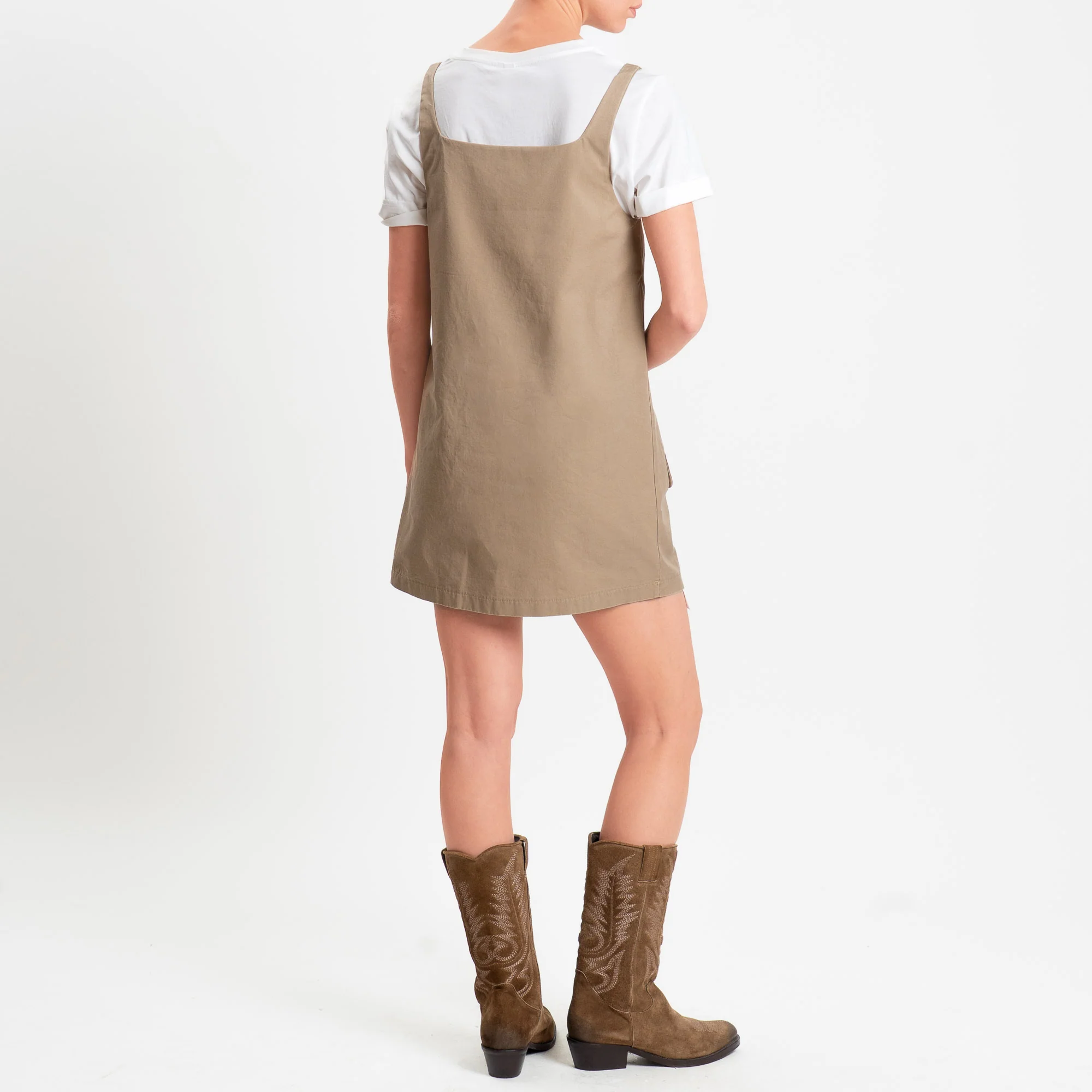 Tensione in-T-shirt + Abito - bianco/fango - Image 3