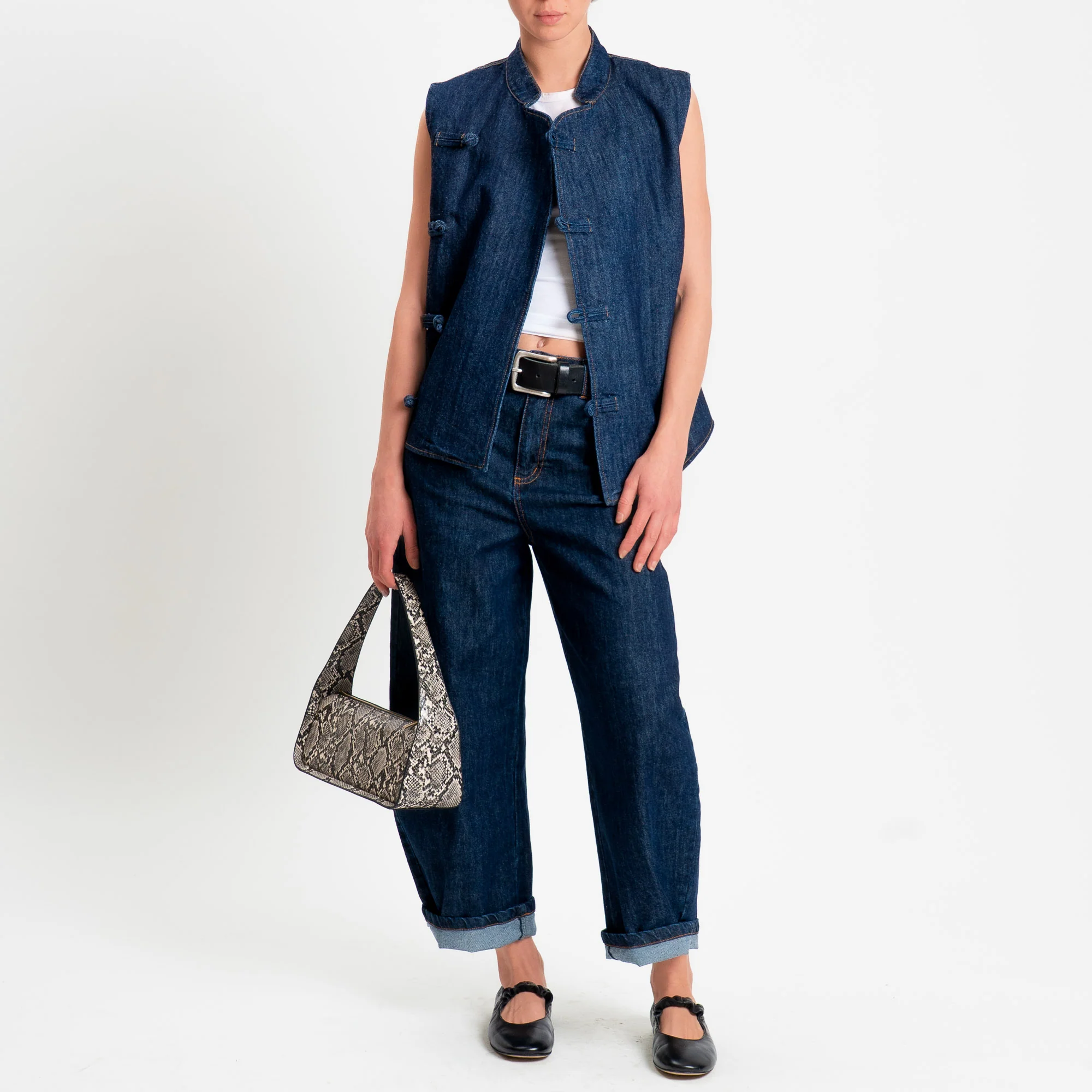 Tensione in-Jeans balloon fit - denim scuro - Image 2