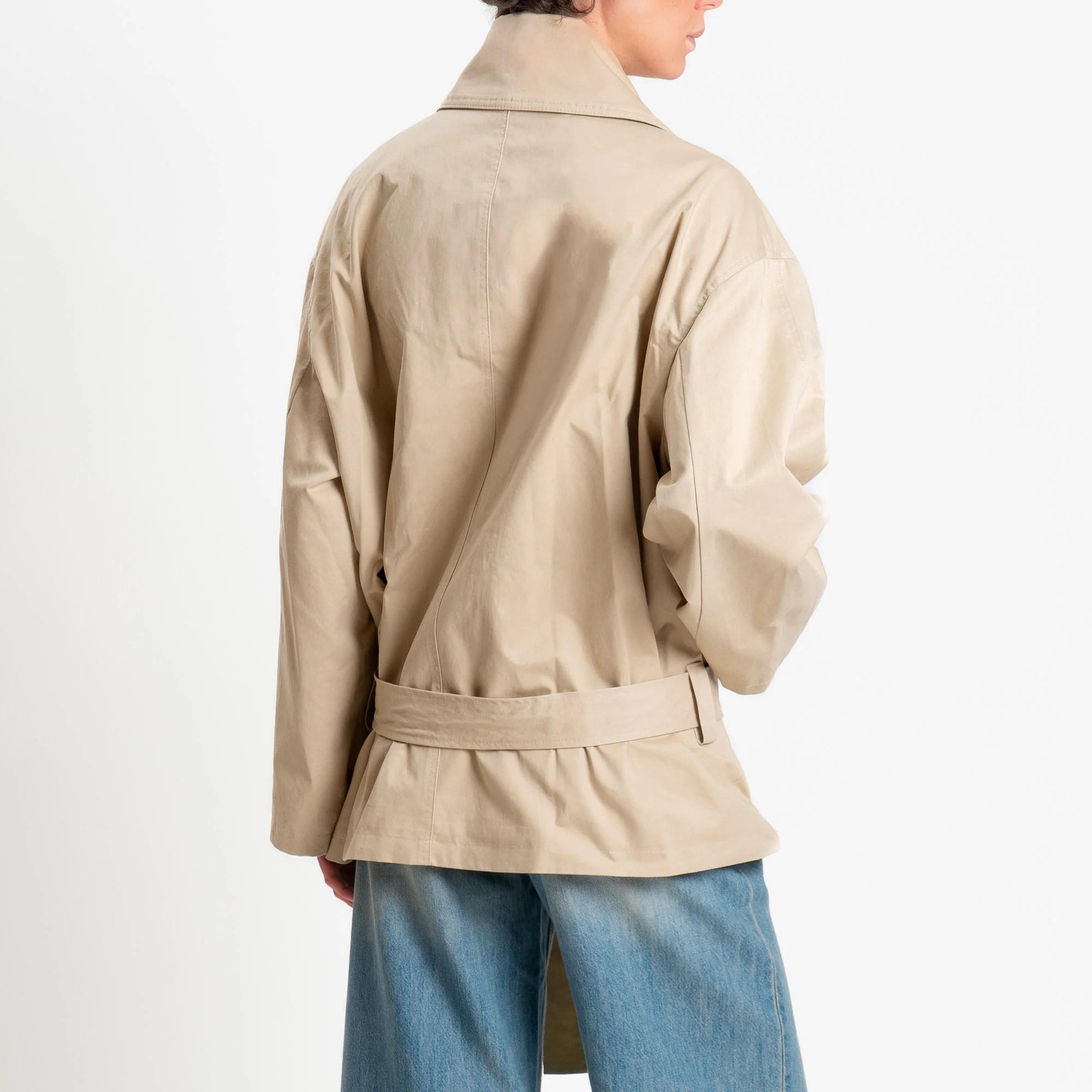 Tensione in-Trench con cintura - beige - Image 5