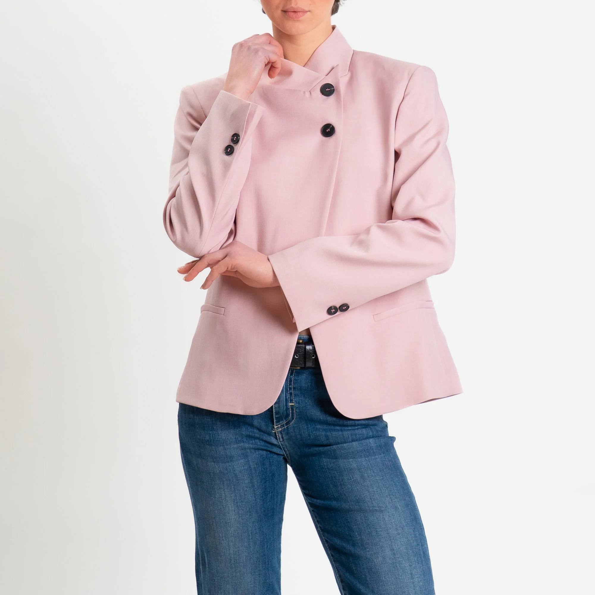 Haveone- Giacca asimmetrica - rosa - Image 2