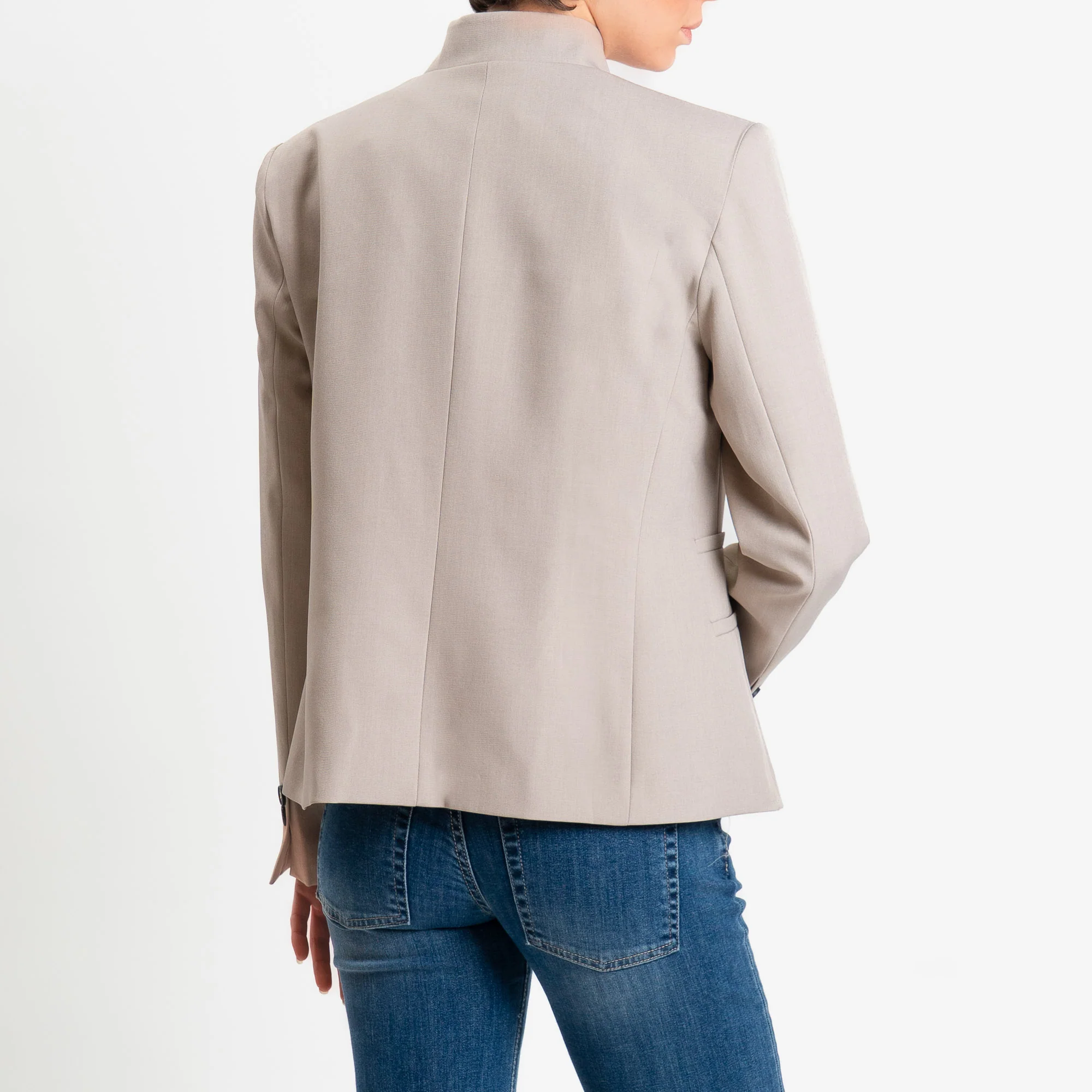 Haveone- Giacca asimmetrica - tortora - Image 3
