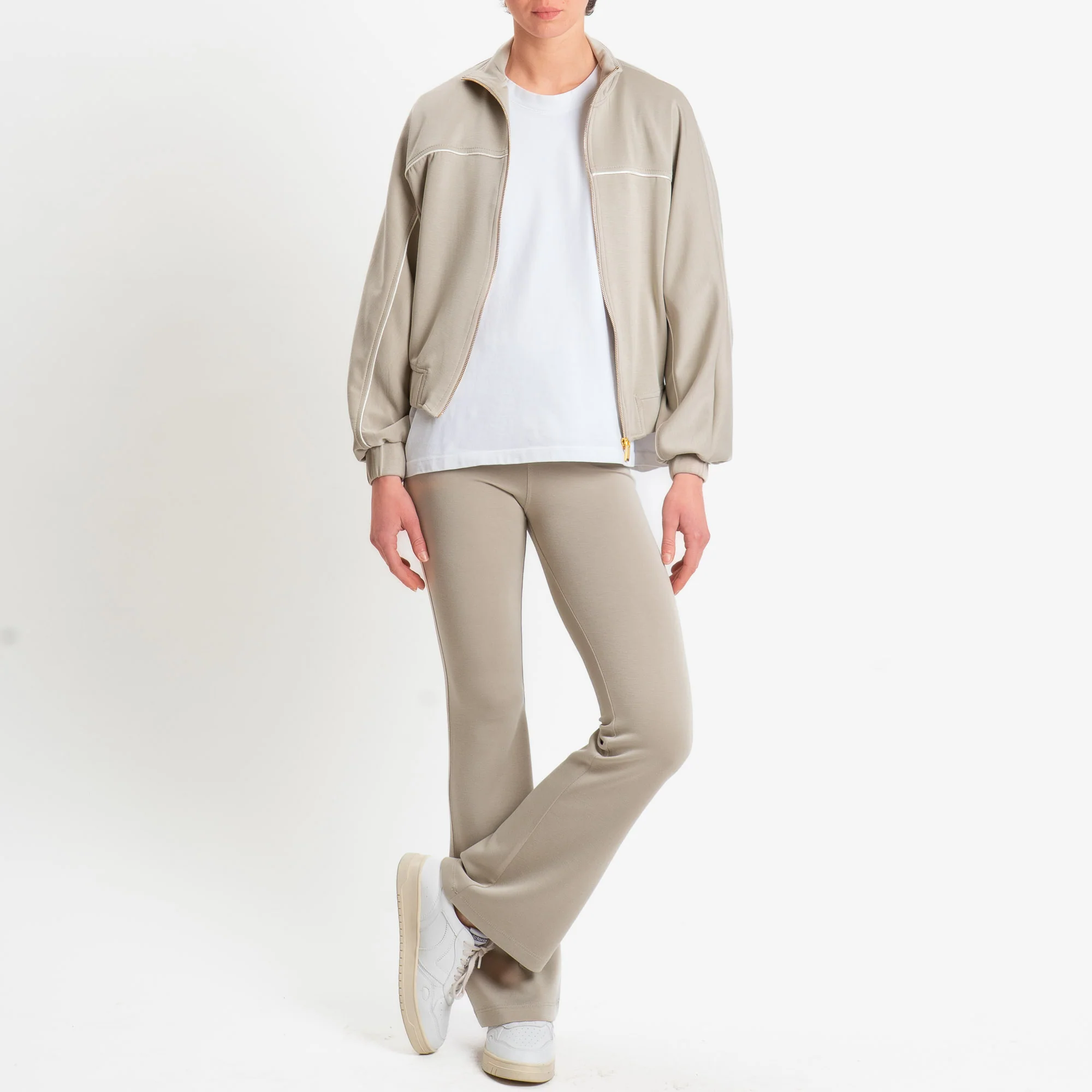 Haveone-Felpa con zip - salvia/burro - Image 4