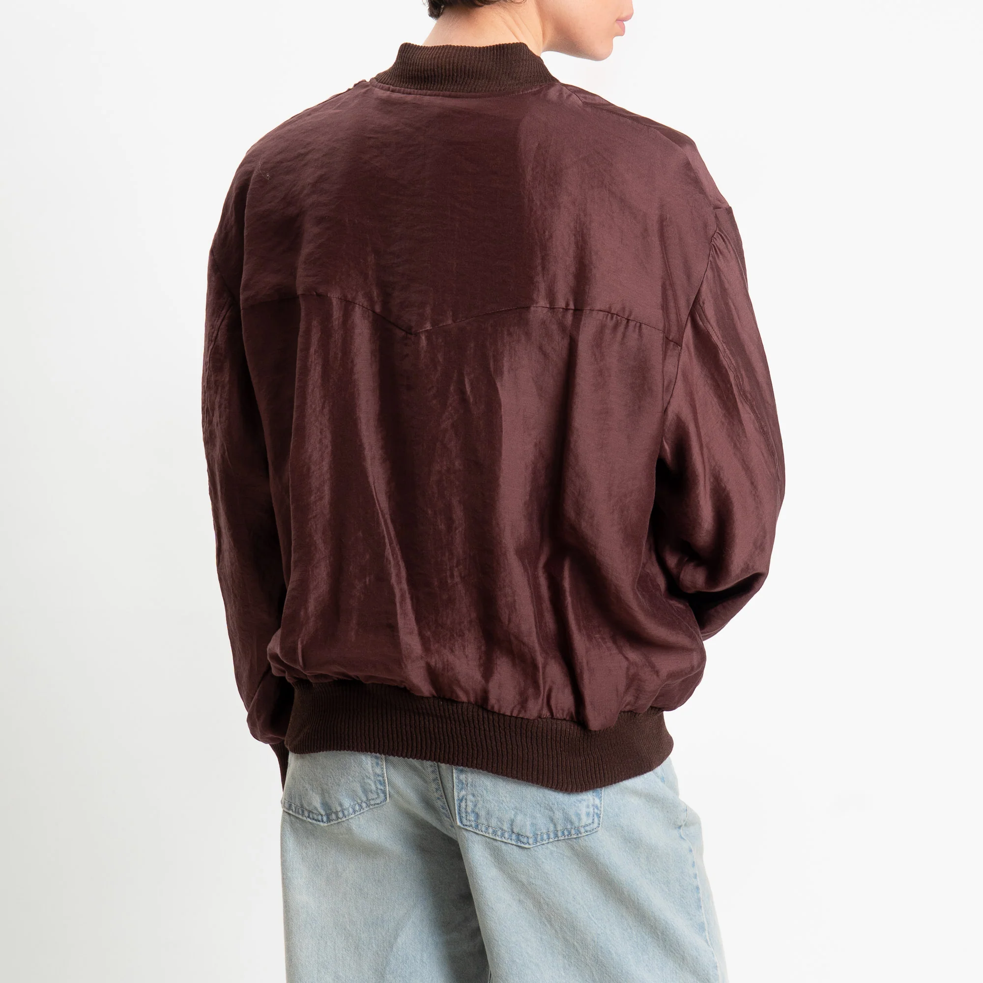 Haveone-Bomber tessuto lyocell - moro - Image 3