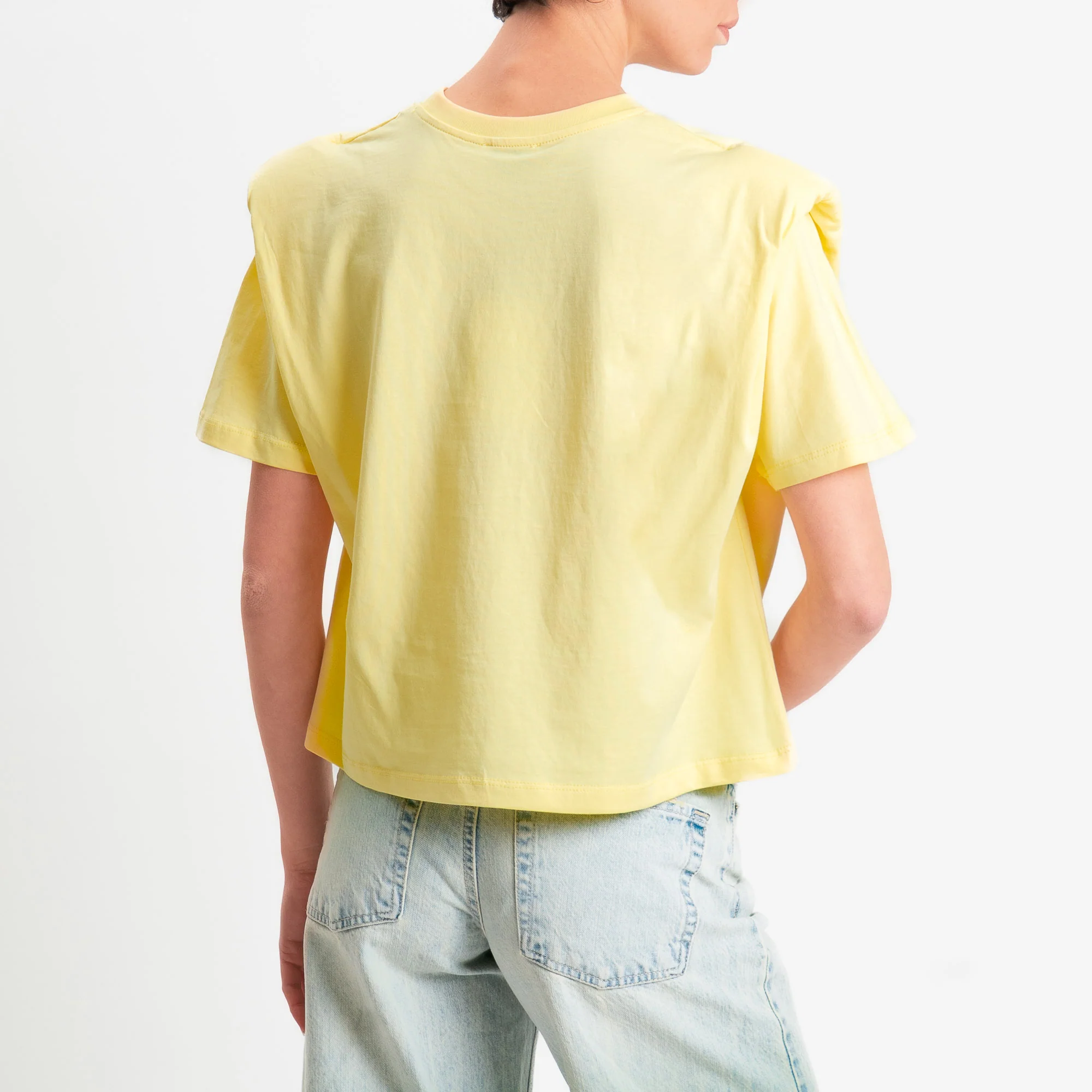 Dixie-T-shirt con spalline - giallo - Image 3