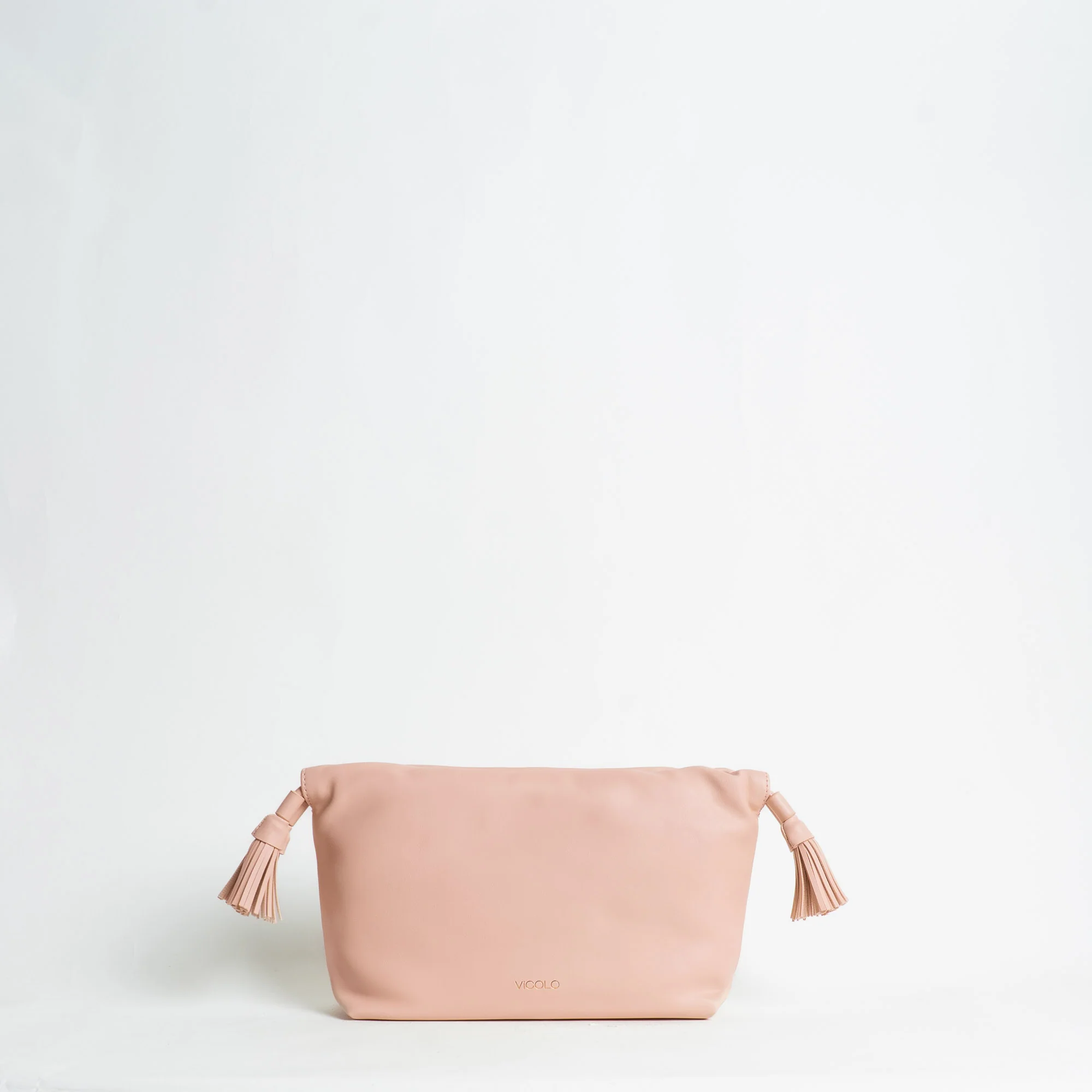 Vicolo-Borsa Tassel Small - cipria