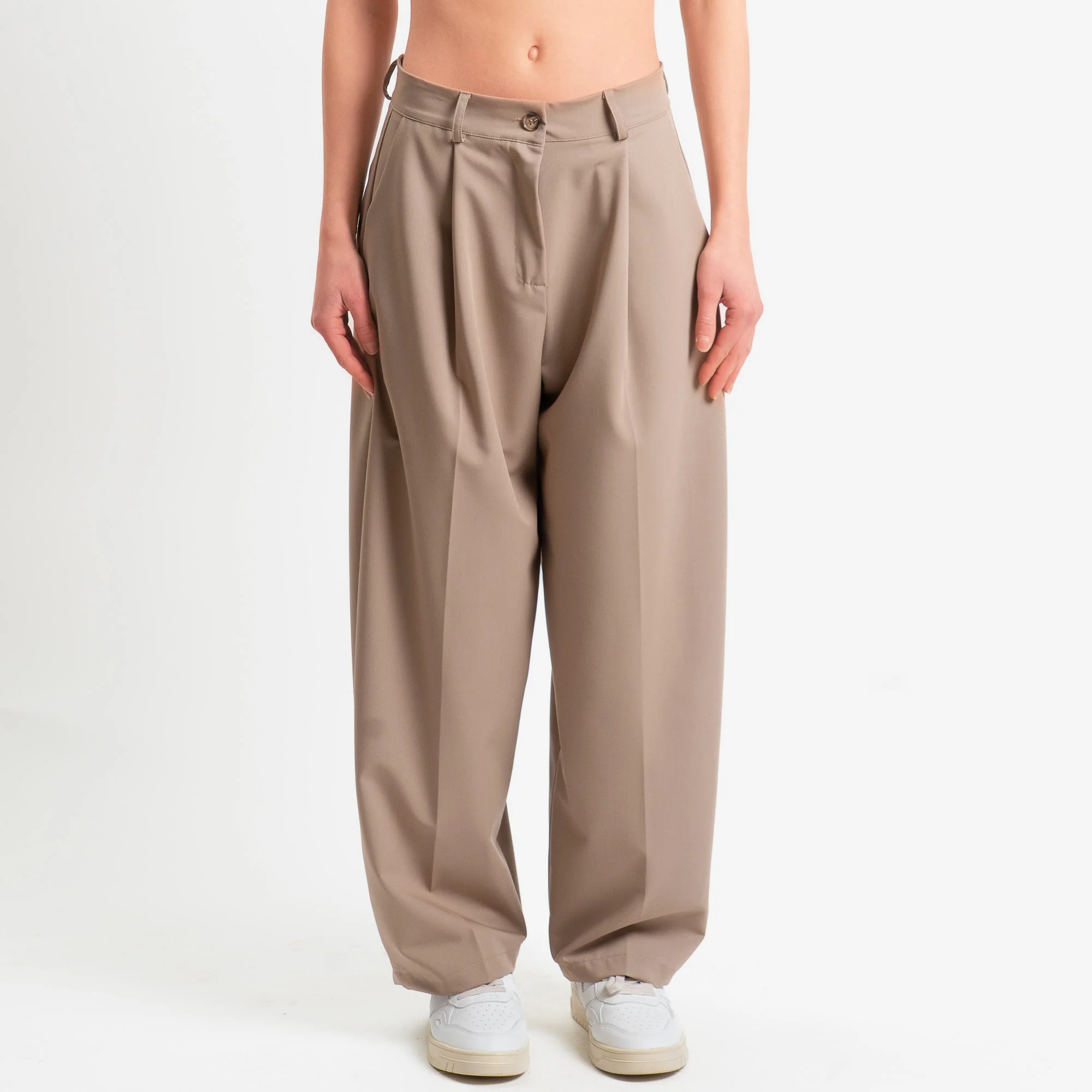 Zeroassoluo-Pantalone GENNY poliviscosa comfort elasticizzato - coloniale - Image 3