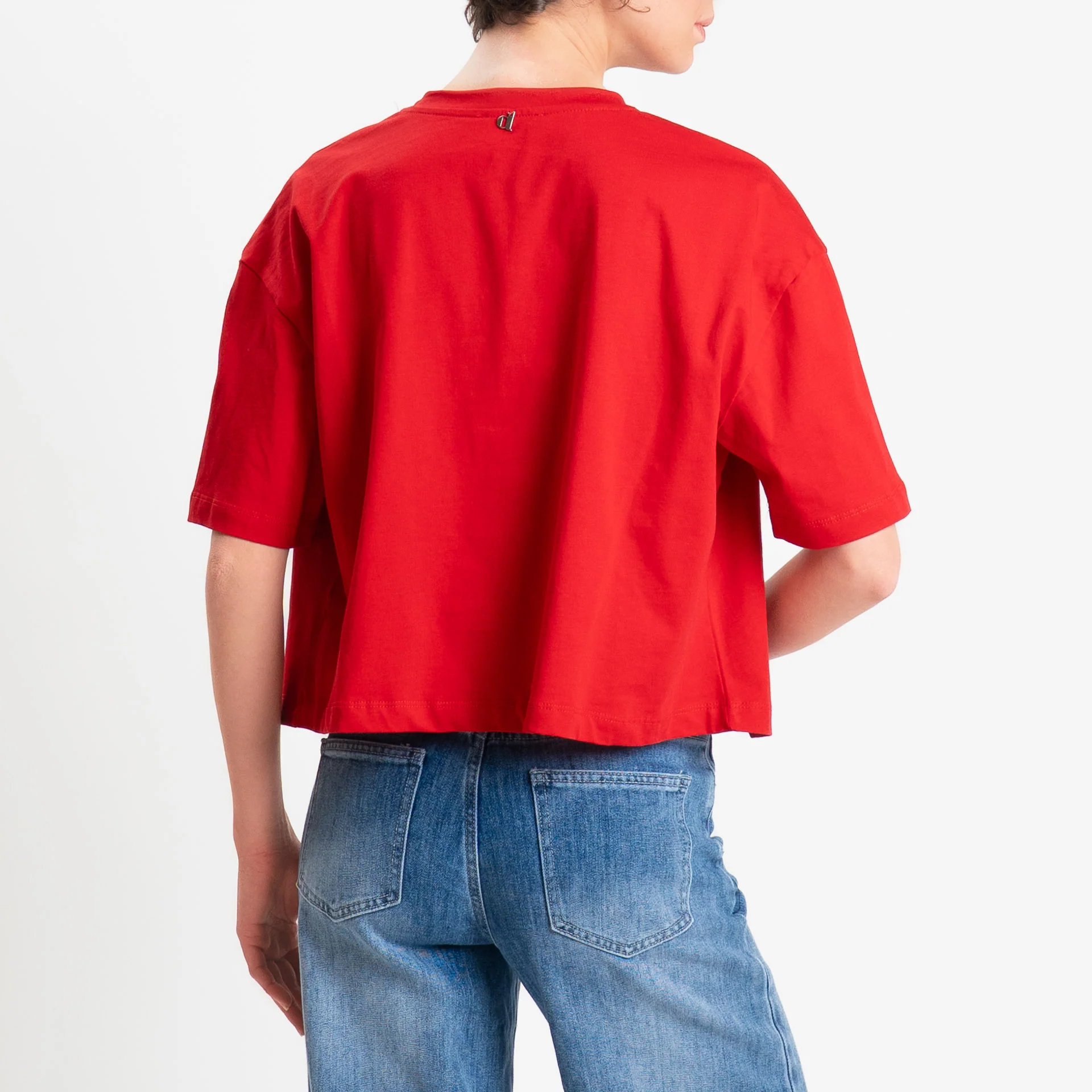 Dixie-T-shirt in cotone - rosso - Image 4