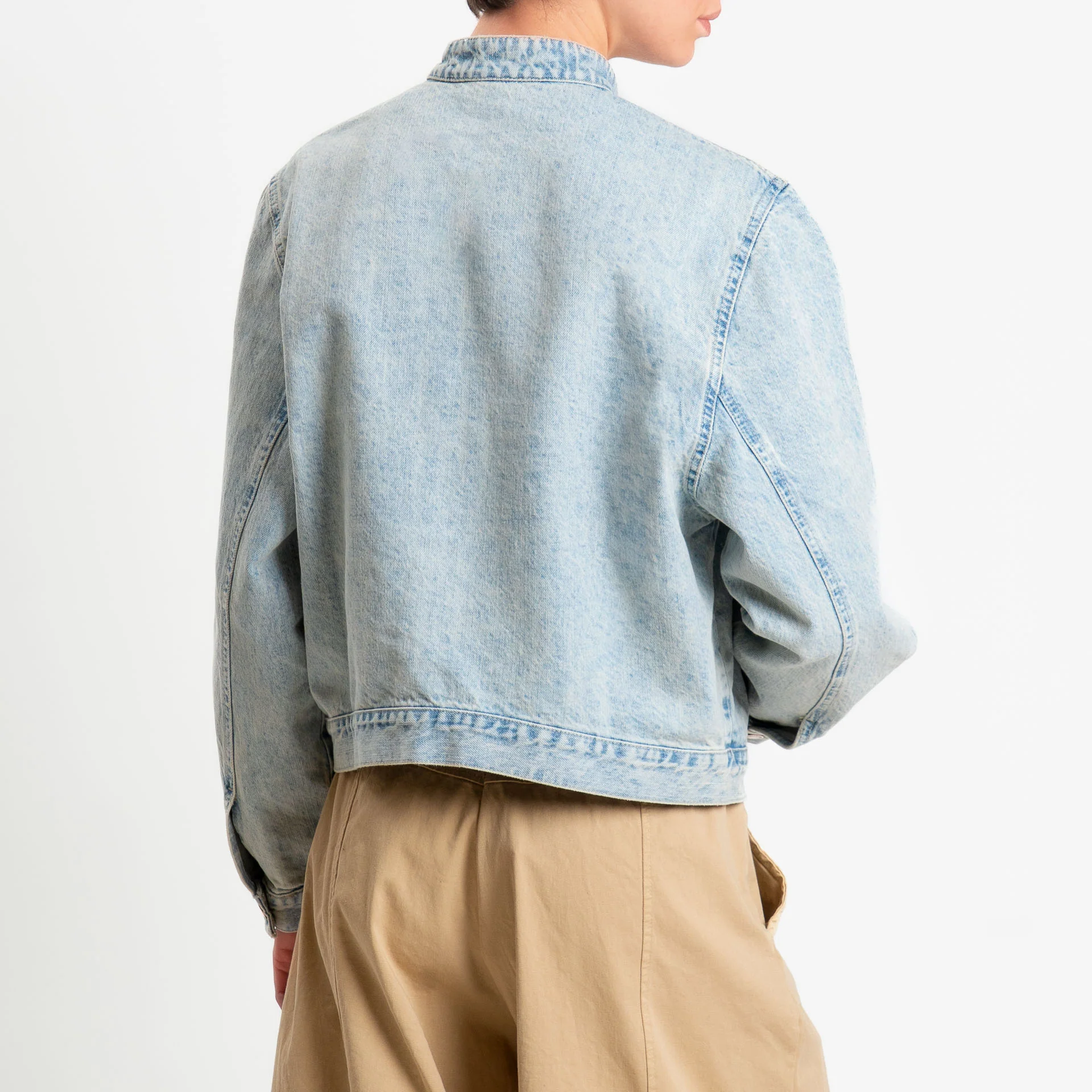 Zeroassoluto-Giacca CLEOFE jeans stone washed - denim chiaro - Image 3