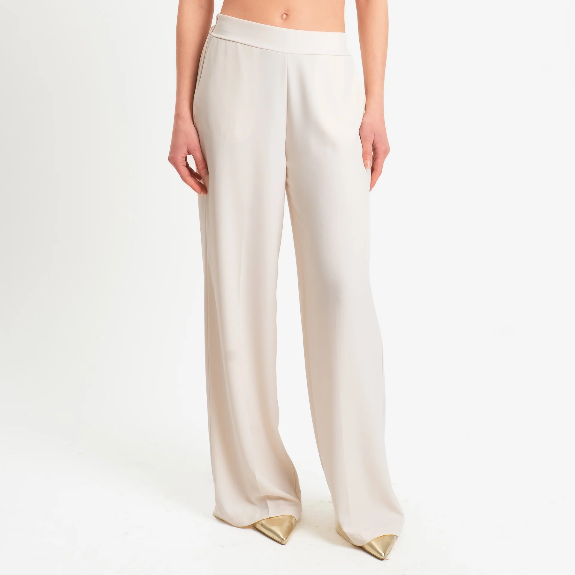 Zeroassoluto-Completo giacca + pantalone tessuto fluido - burro - Image 4