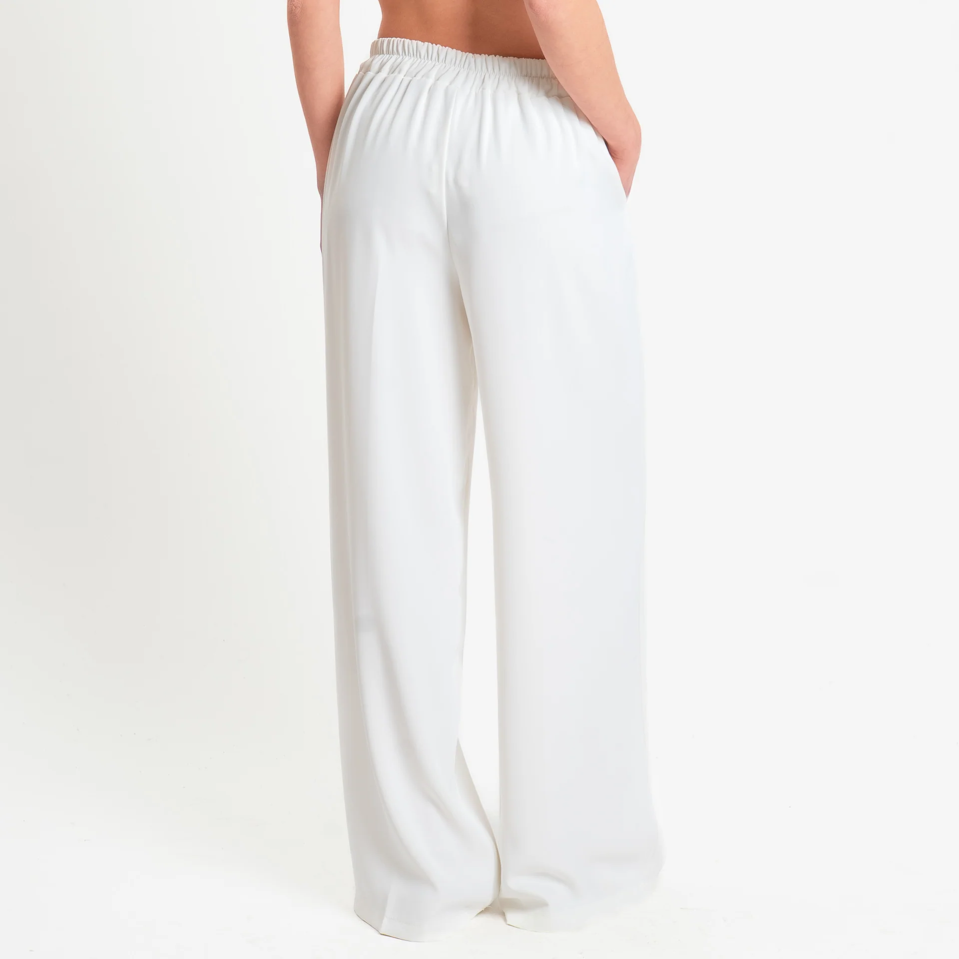 Zeroassoluto-Completo giacca + pantalone tessuto fluido - latte - Image 7