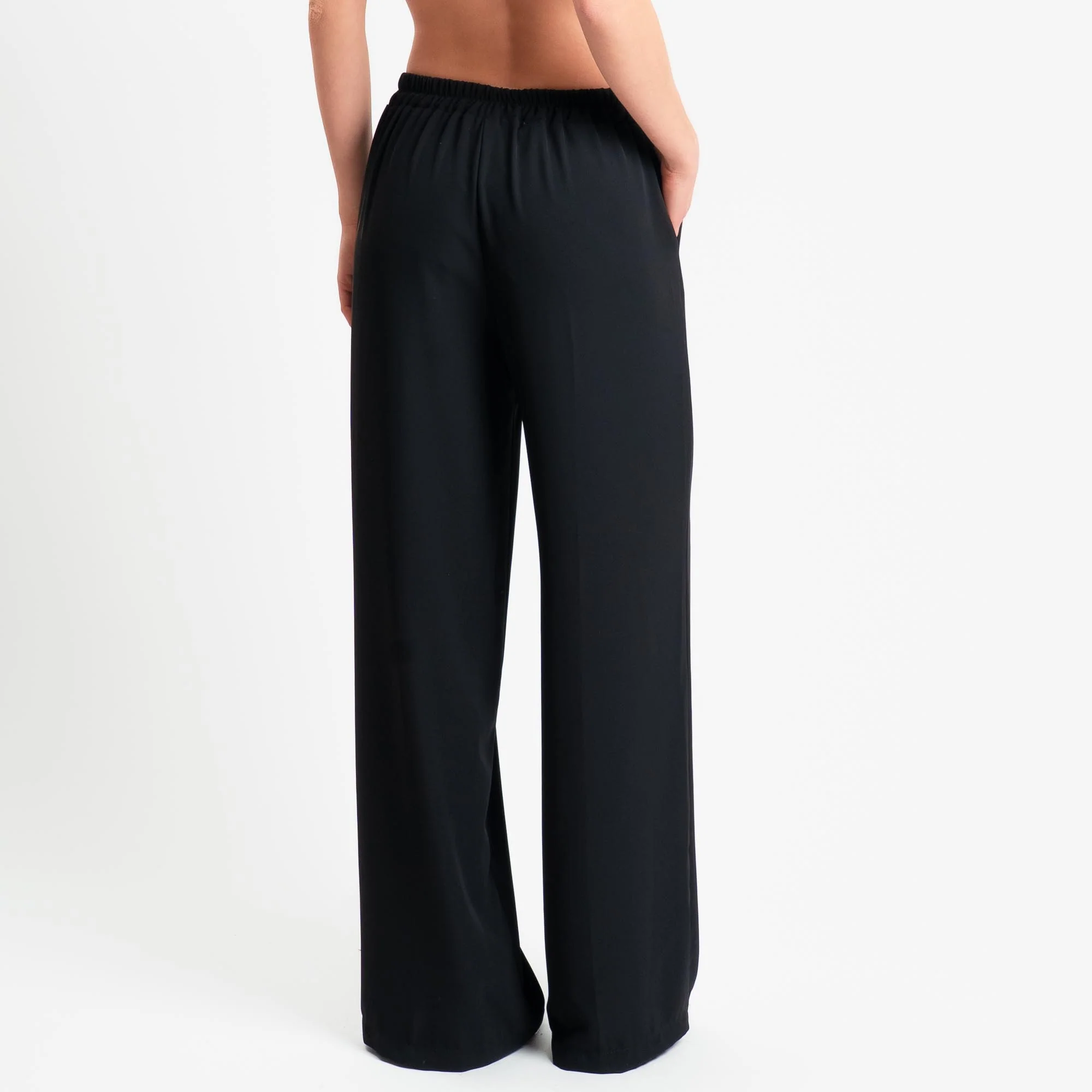 Zeroassoluto-Completo giacca + pantalone tessuto fluido - nero - Image 9