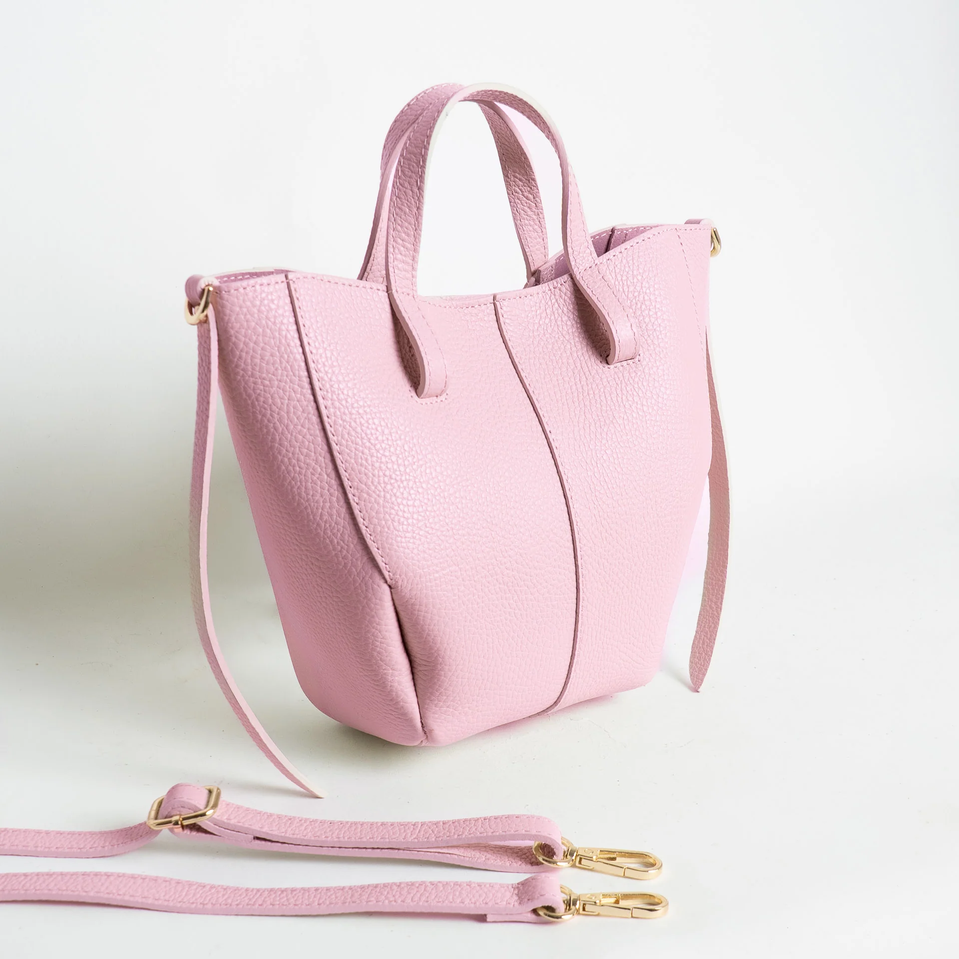 W by Whitemood-Borsa secchiello a mano - pink - Image 2