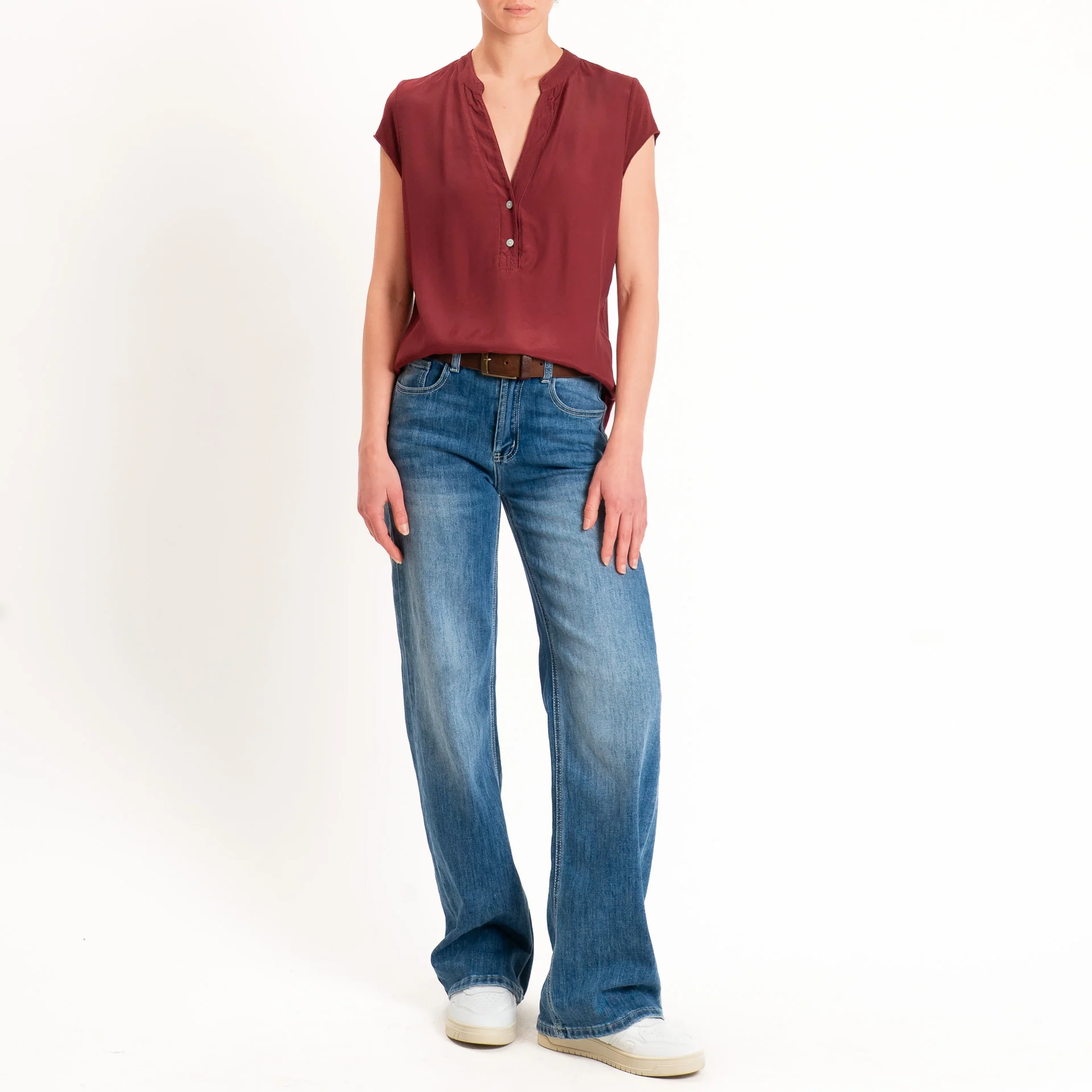 Zeroassoluto-Camicia chester mezza manica doppio tessuto - india