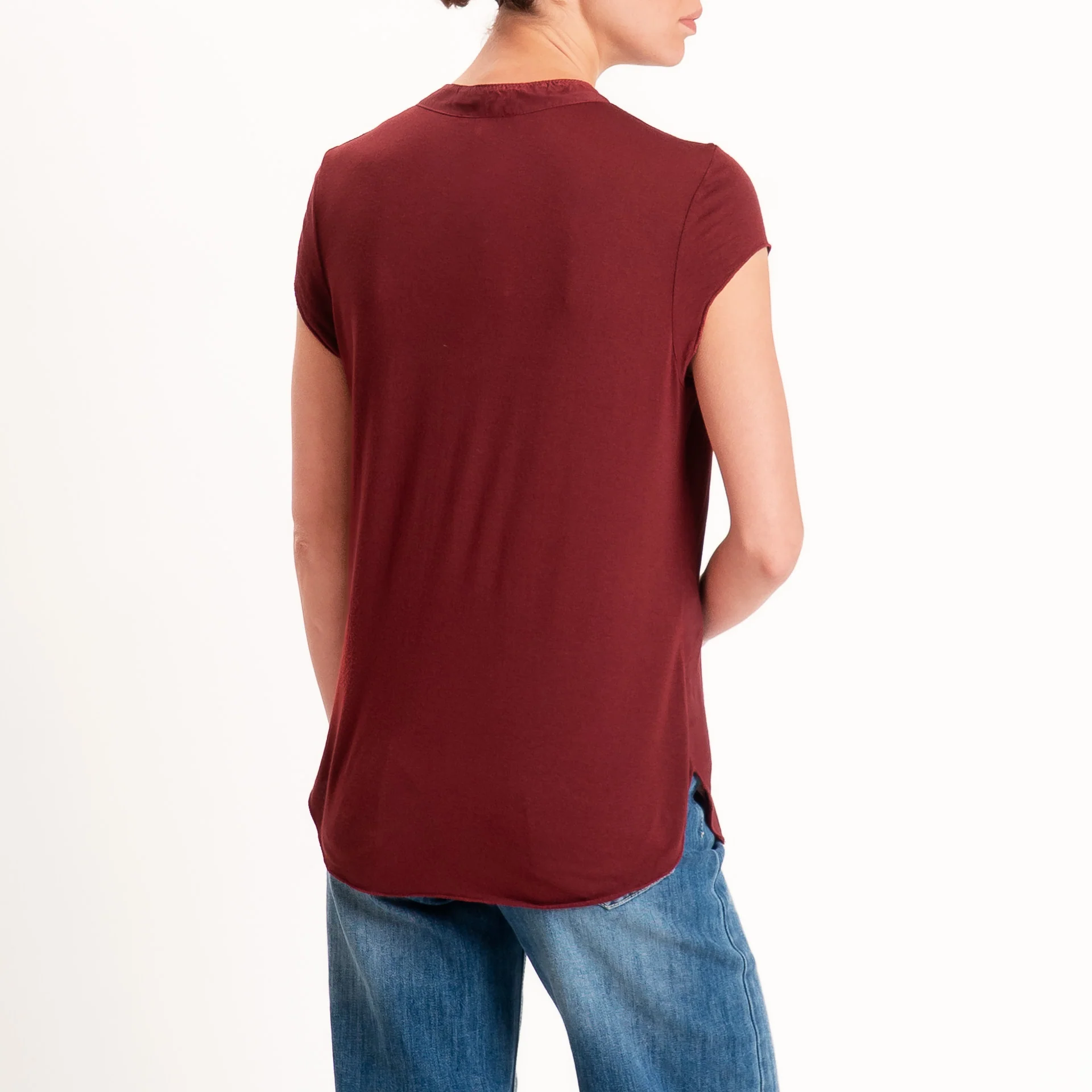 Zeroassoluto-Camicia chester mezza manica doppio tessuto - india - Image 3