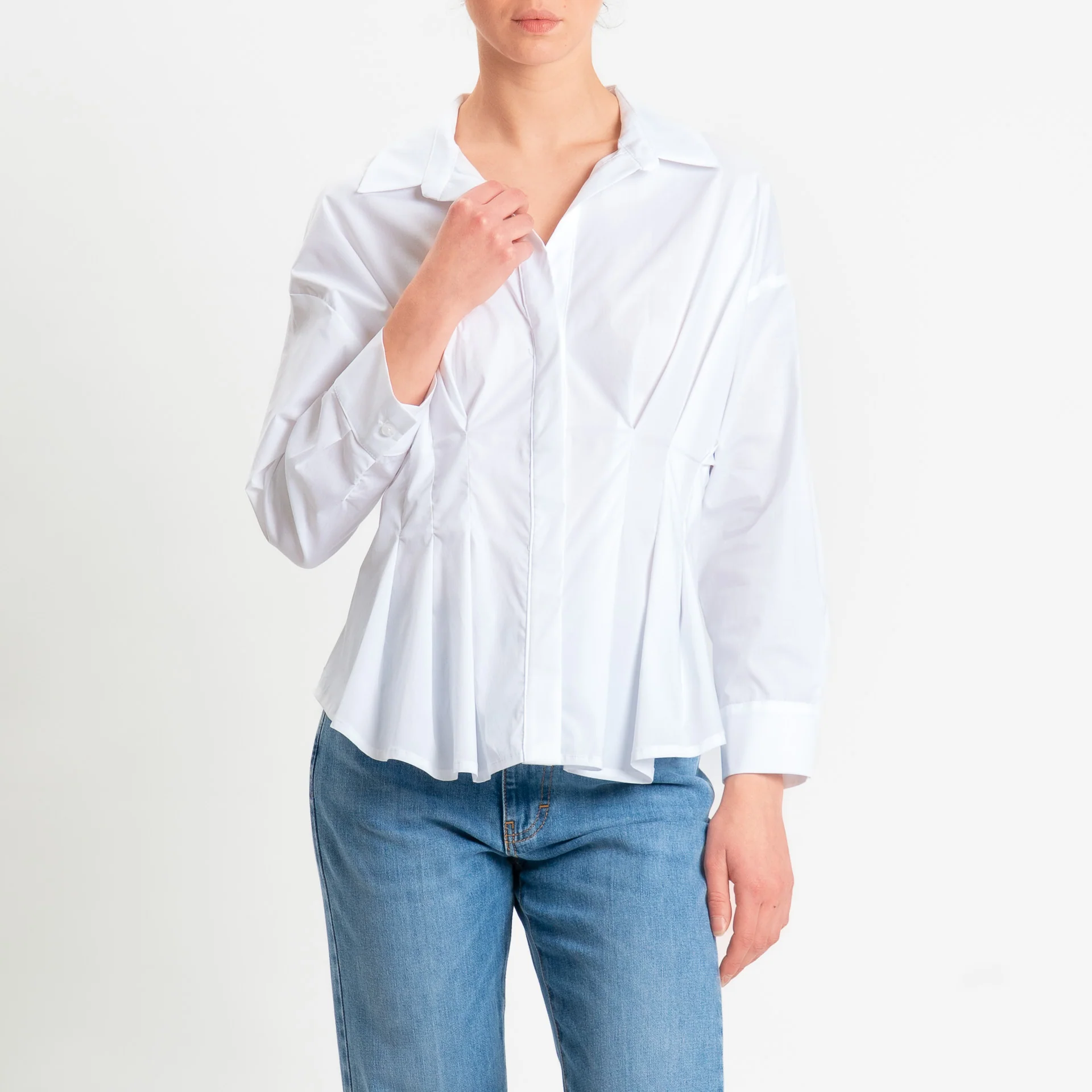 Tensione in-Camicia riprese davanti - bianco - Image 2