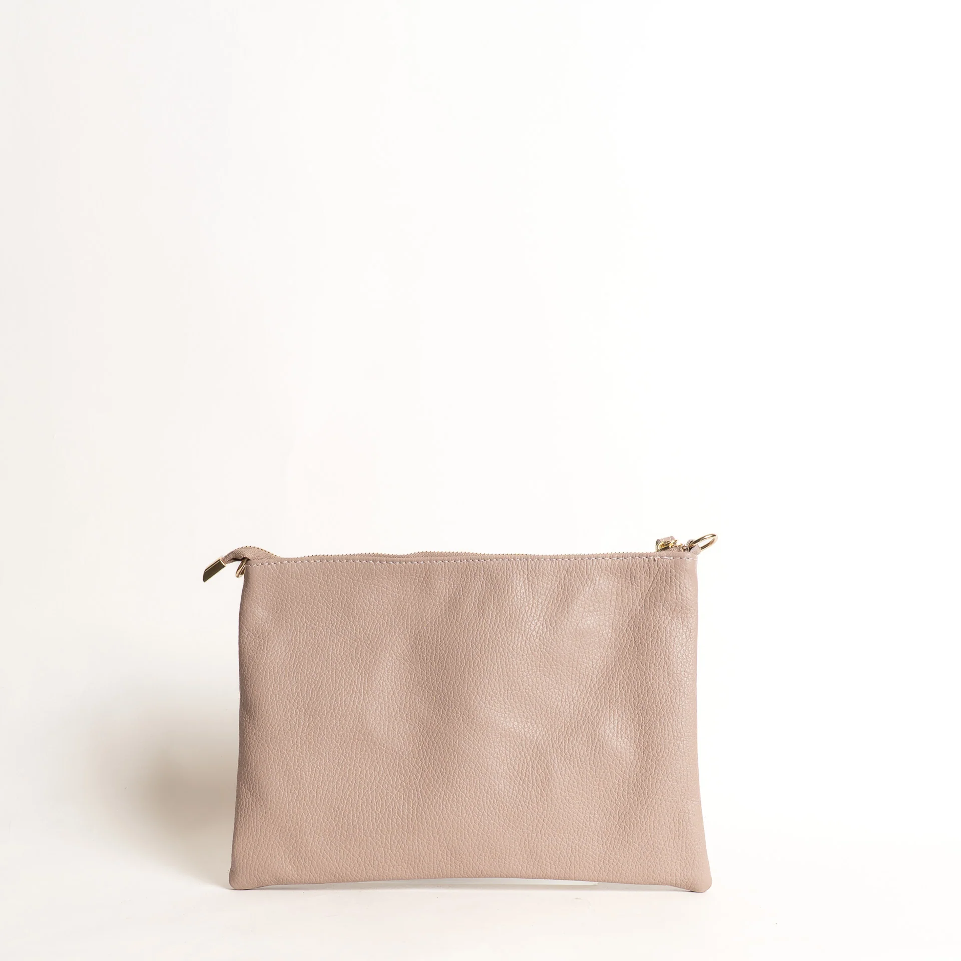W by Whitemood- Pochette grande con borchie - cipria - Image 3