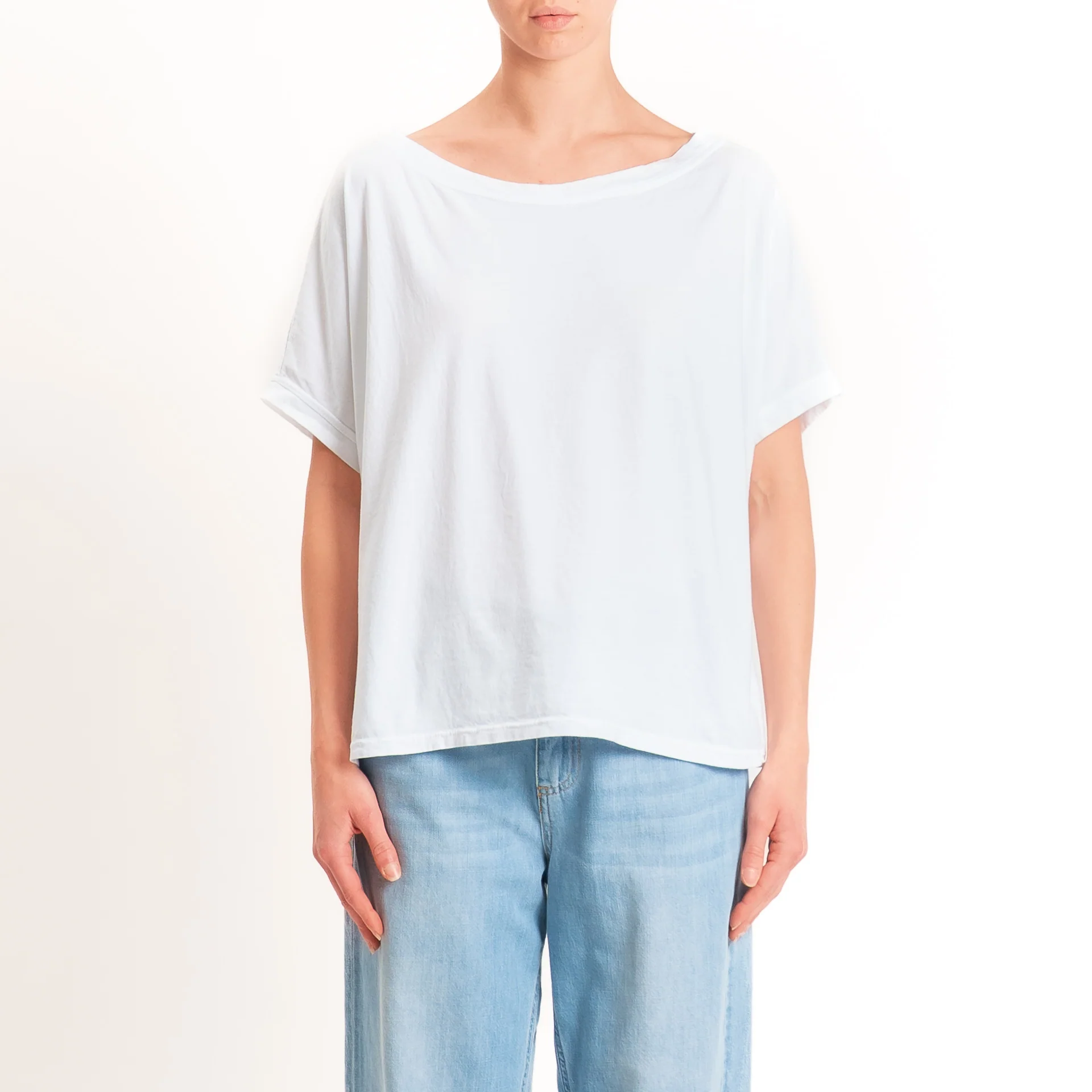 Zeroassoluto-T-shirt scatola in cotone - bianco - Image 3