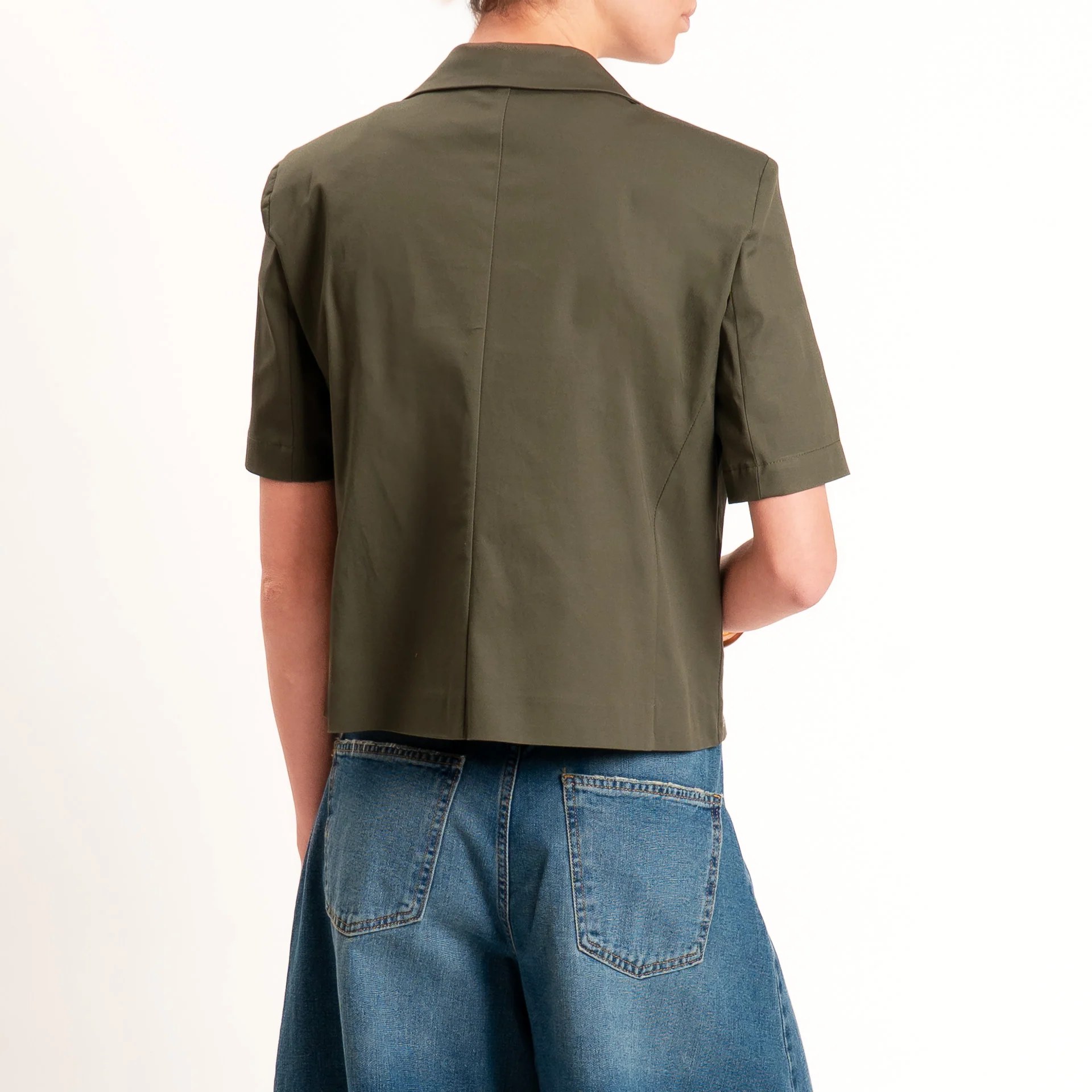 Tensione in-Giacca mezza manica un bottone - militare - Image 3