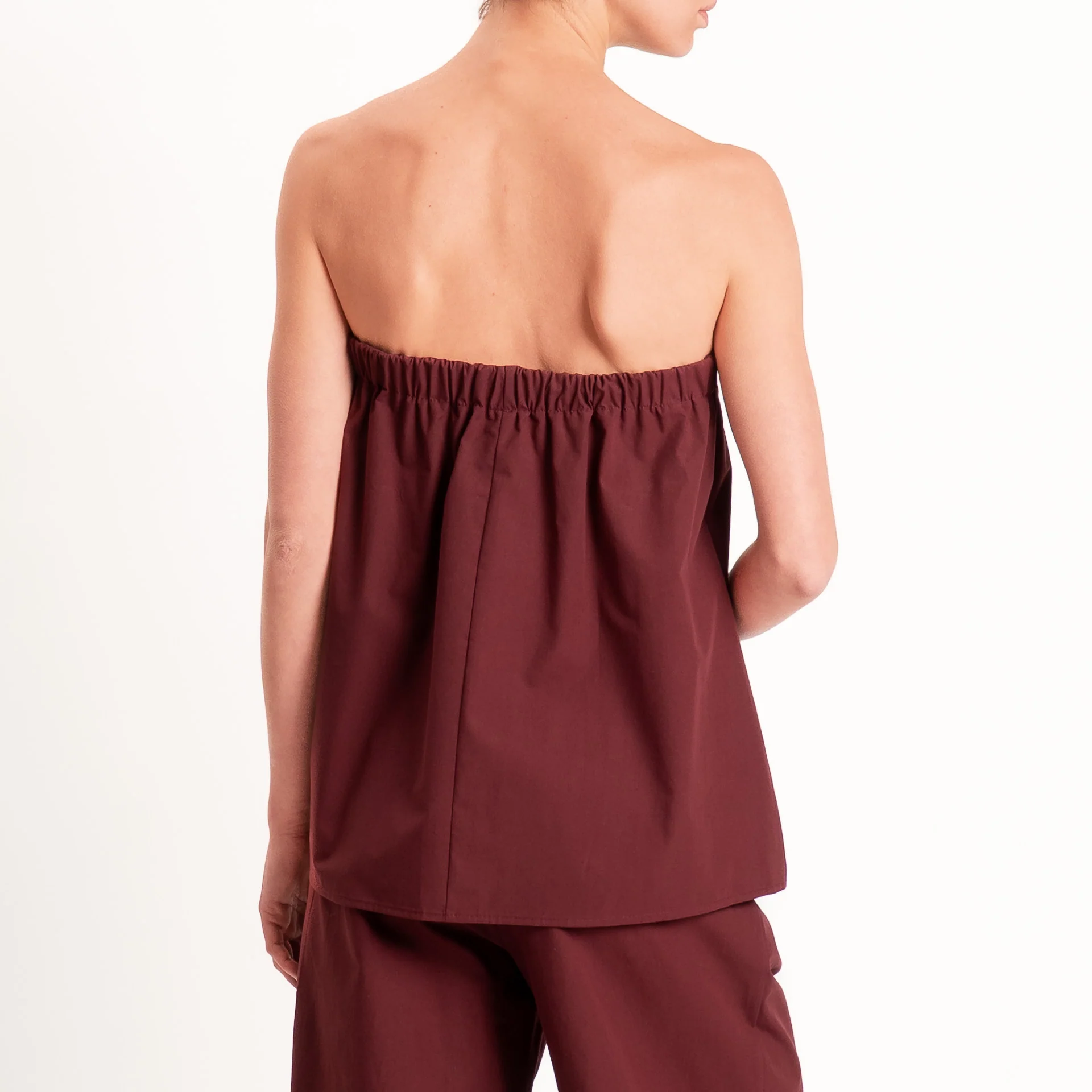 Tensione in-Completo top + pantalone in popeline - india - Image 4