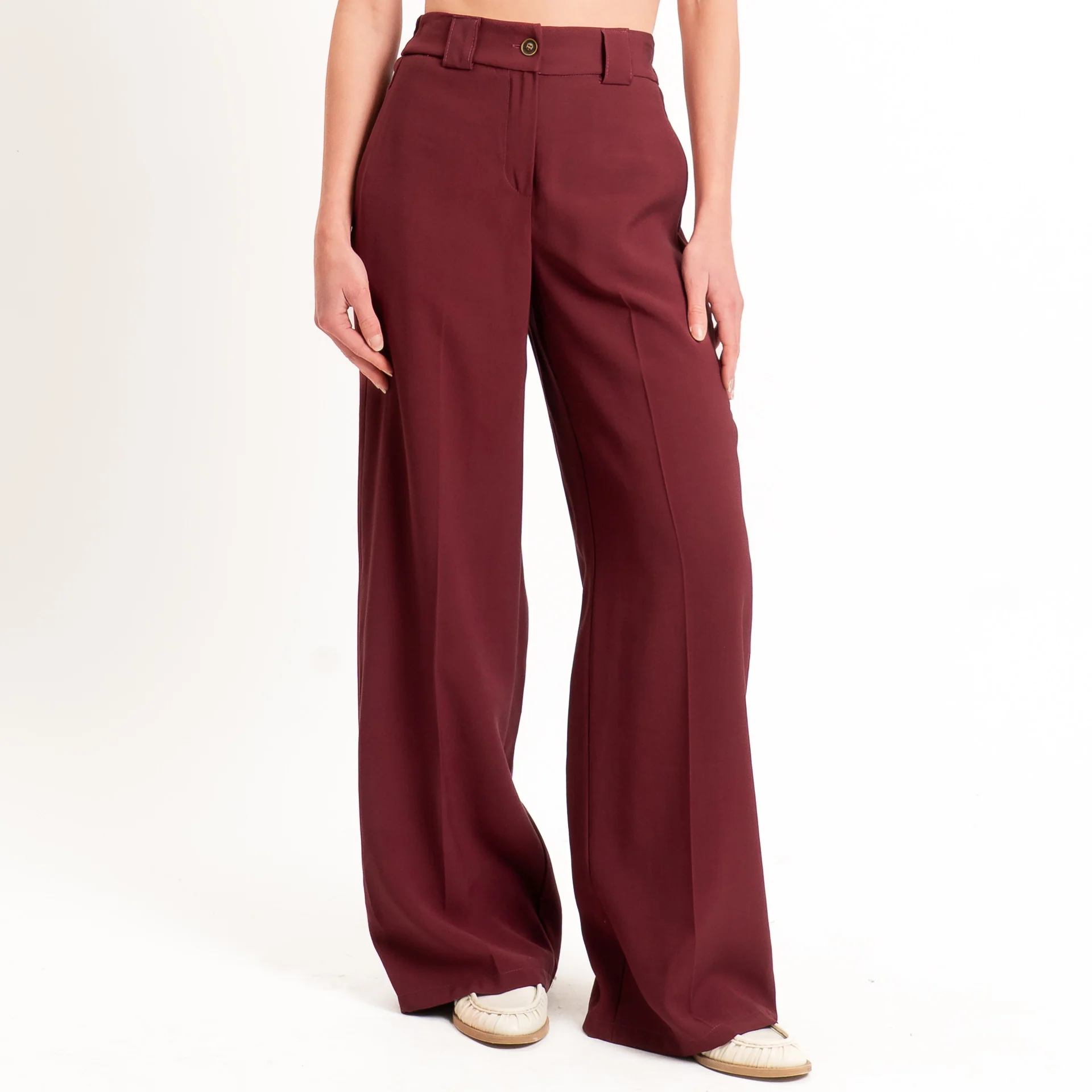 Tensione in-Completo gilet e pantalone - vino - Image 3