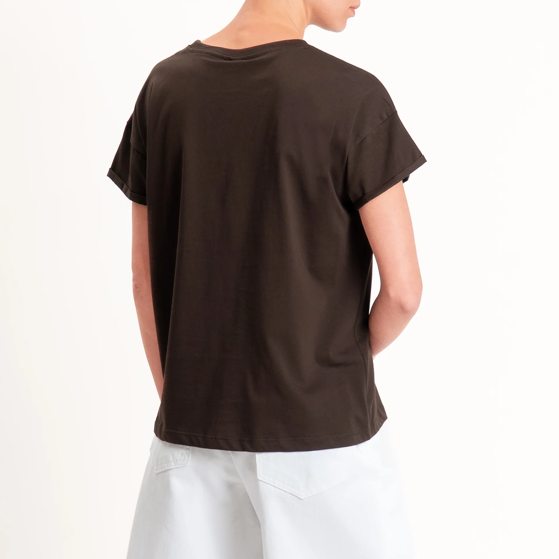 Tensione in-T-shirt n5 in paillettes - moro - Image 3