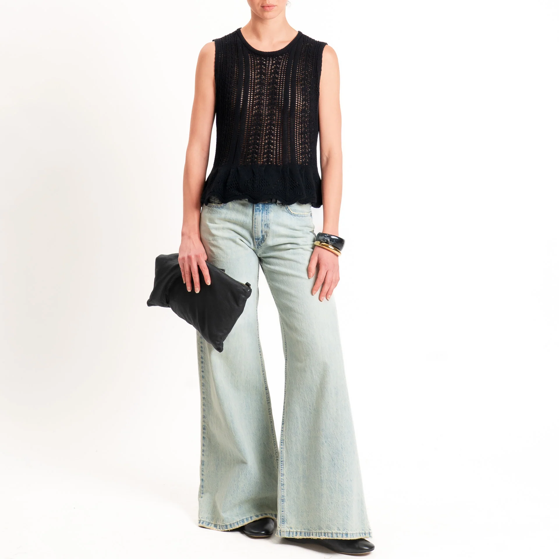 Haveone-Top crochet - nero