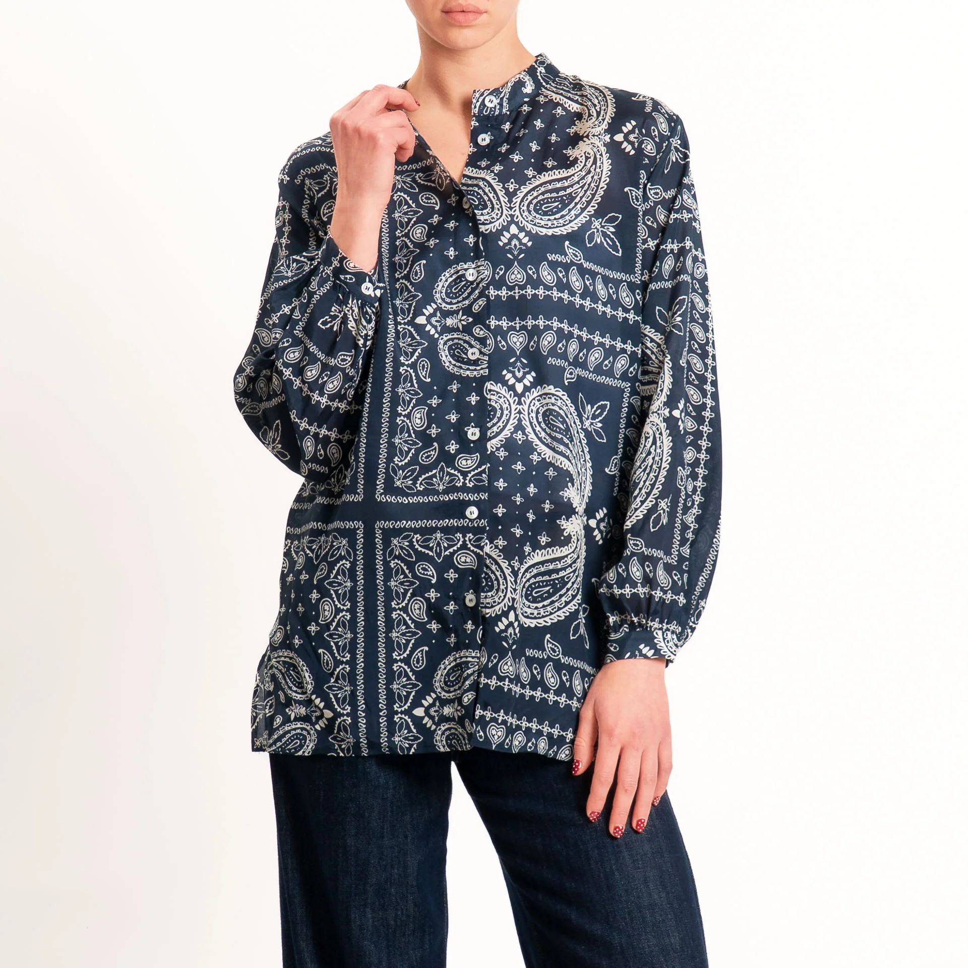 Dixie-Camicia fantasia bandana - blu - Image 2