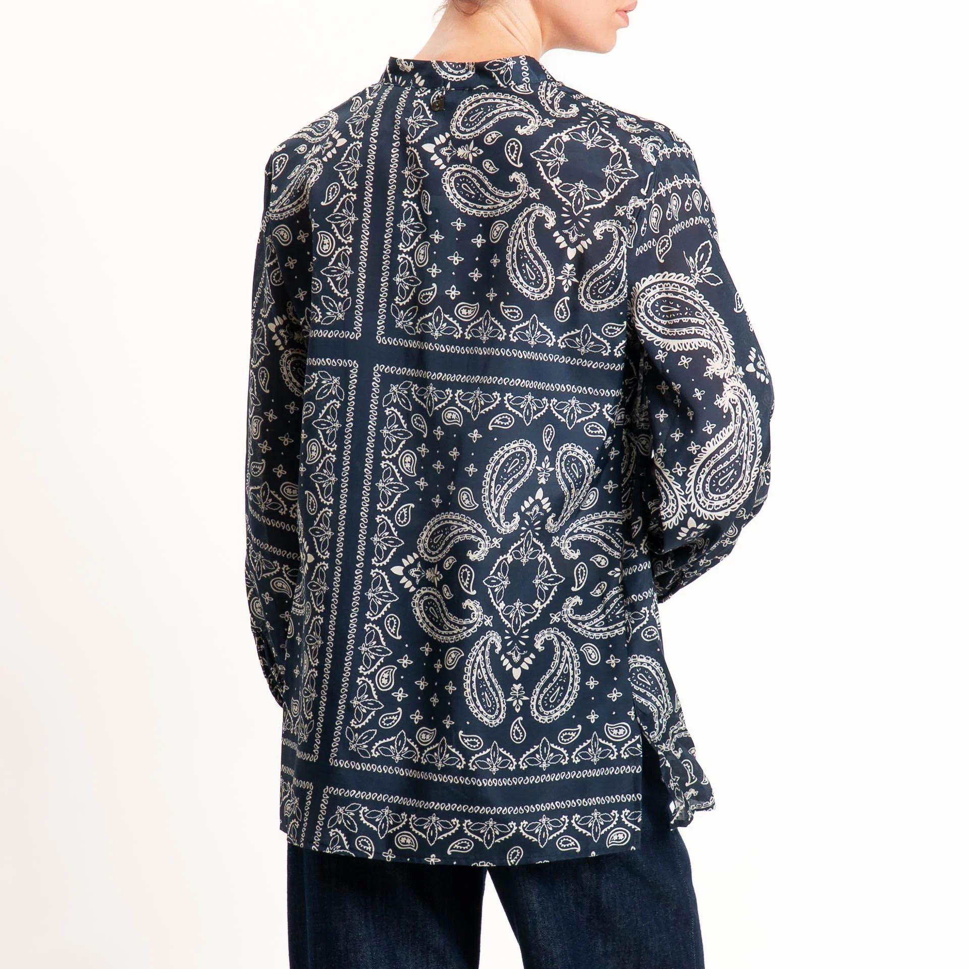Dixie-Camicia fantasia bandana - blu - Image 4