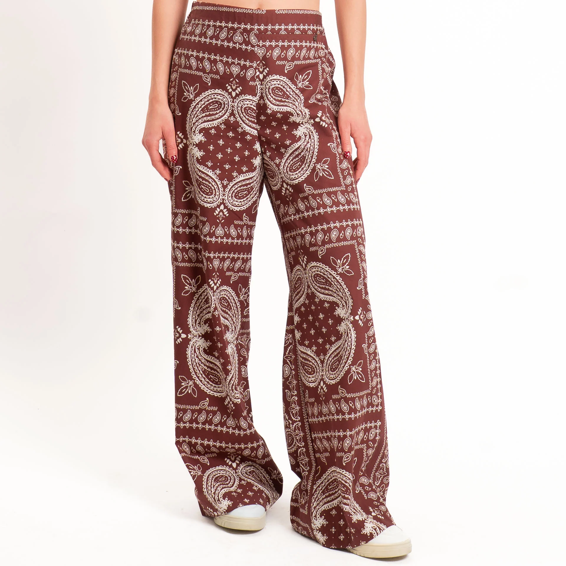 Dixie-Pantalone fantasia bandana - Bordeaux - Image 2