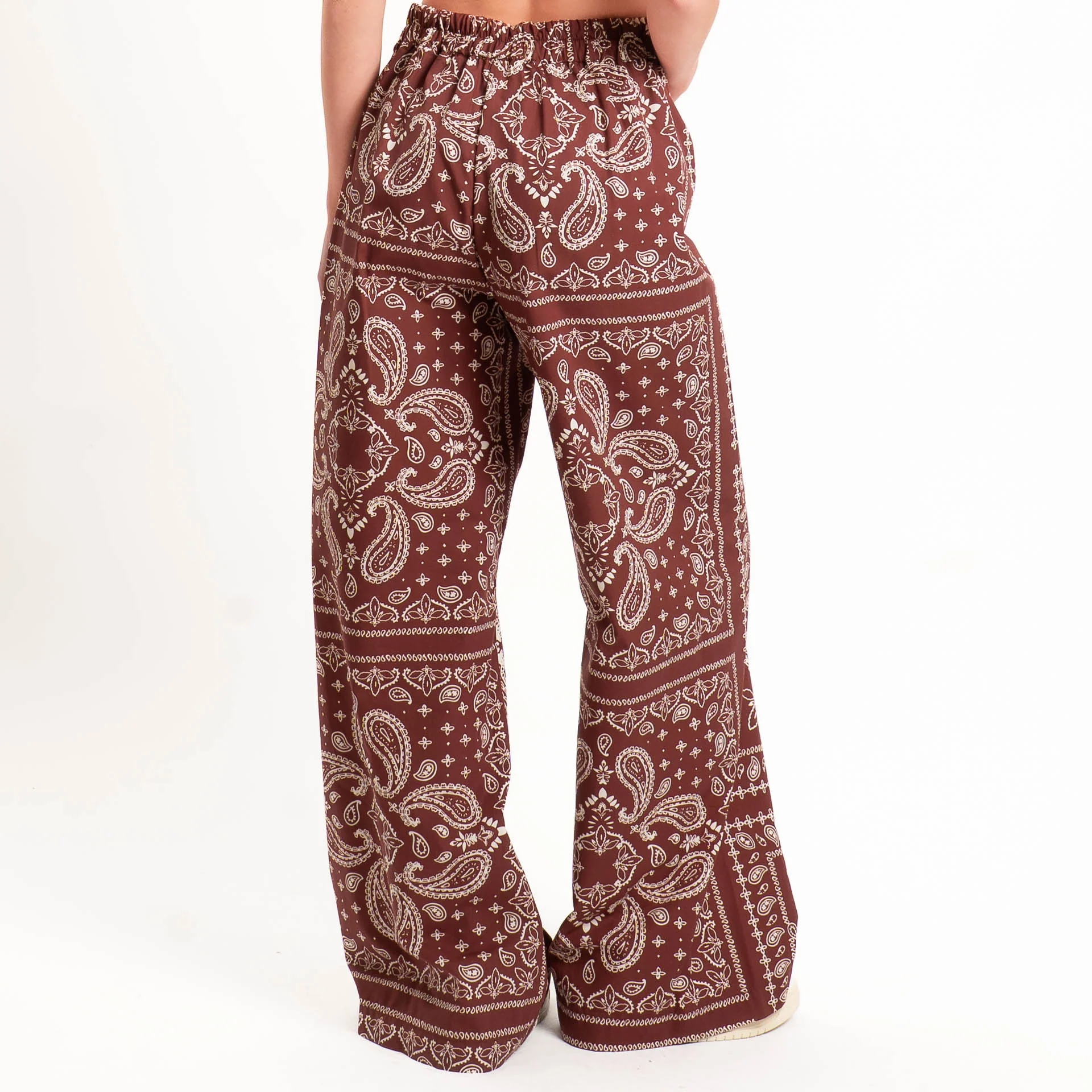 Dixie-Pantalone fantasia bandana - Bordeaux - Image 4