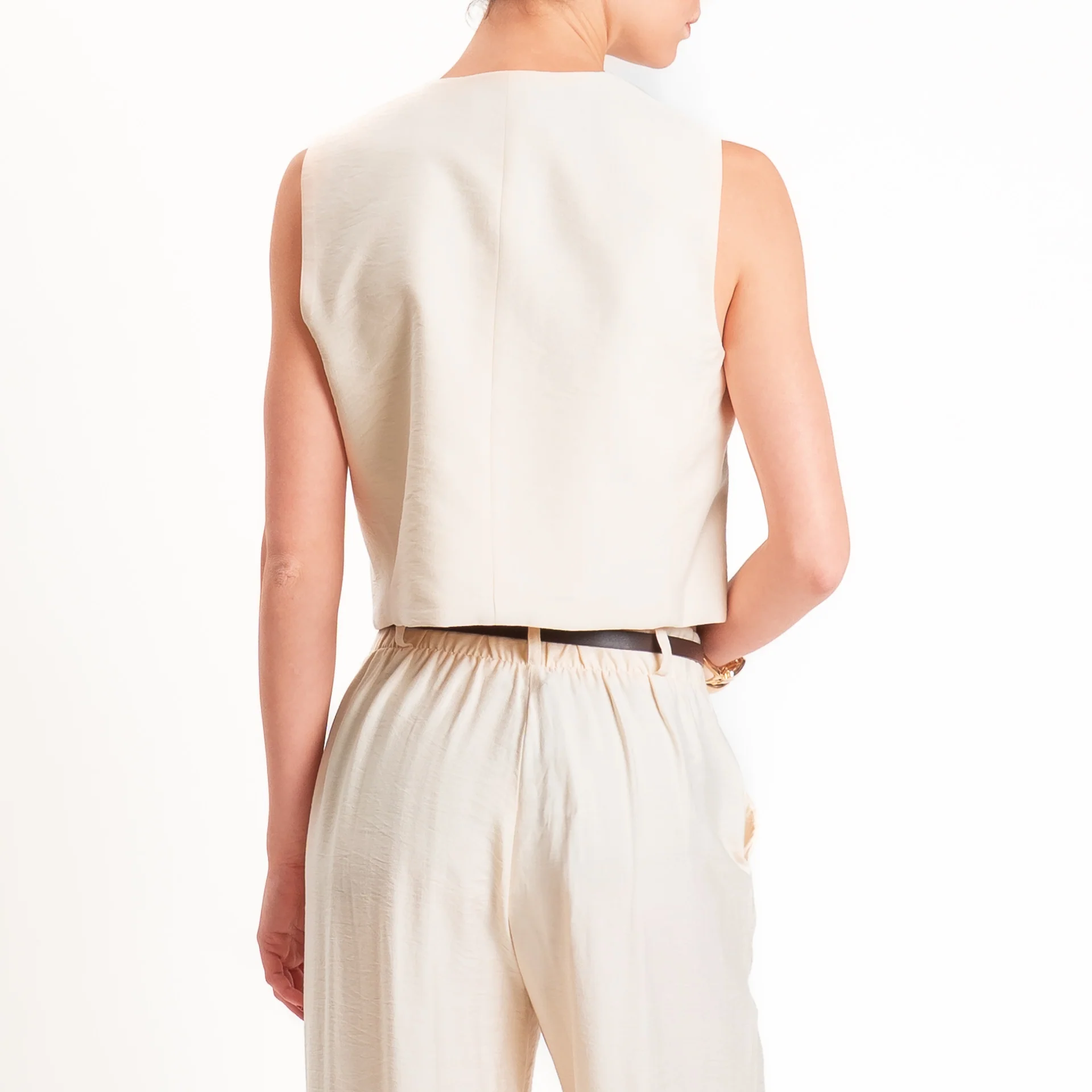 Haveone-Completo gilet + pantalone - burro - Image 4