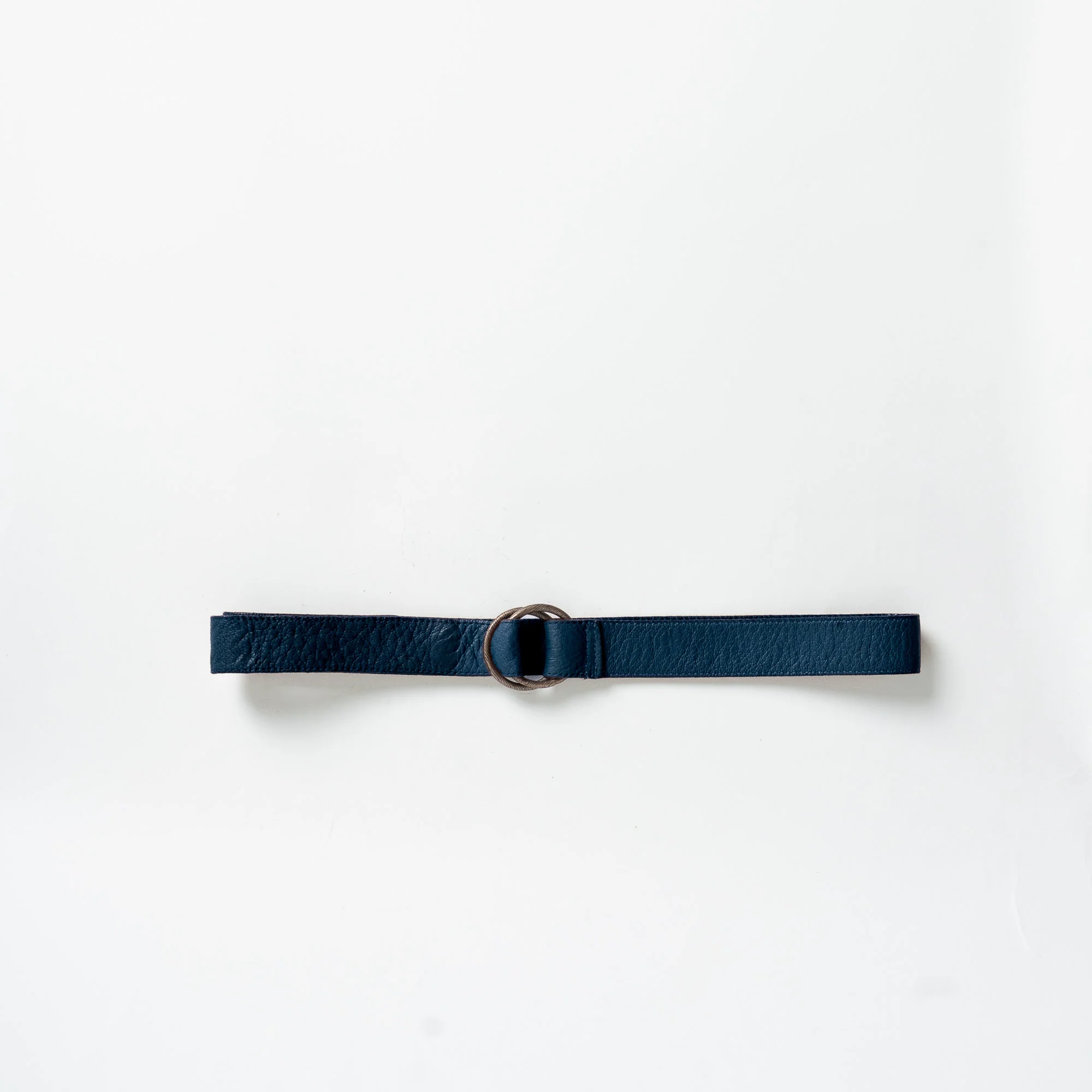 Zeroassoluto-Cintura doppio anello wax grease washed - Blu - Image 2