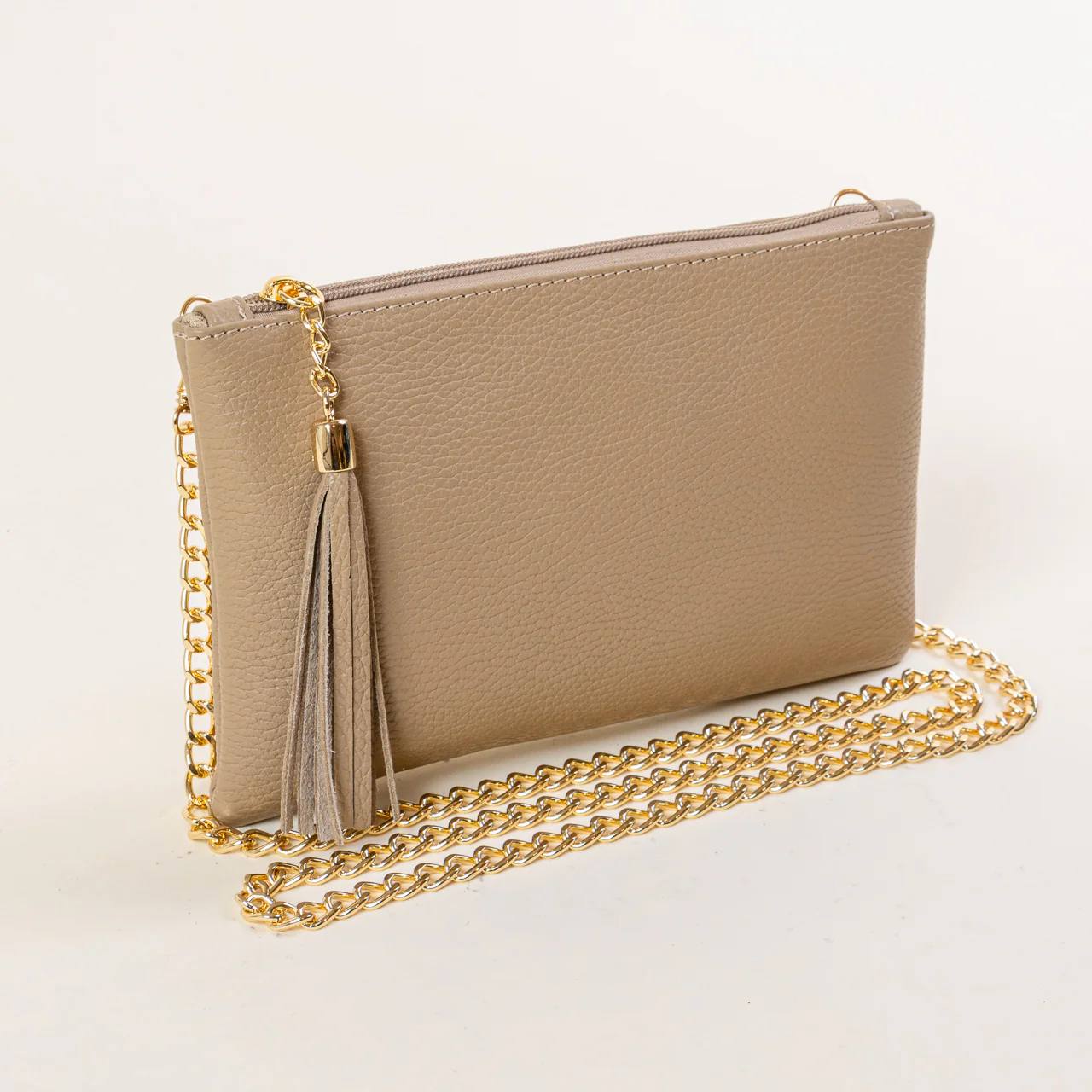 W by whitemood- Pochette con nappine - taupe - Image 3